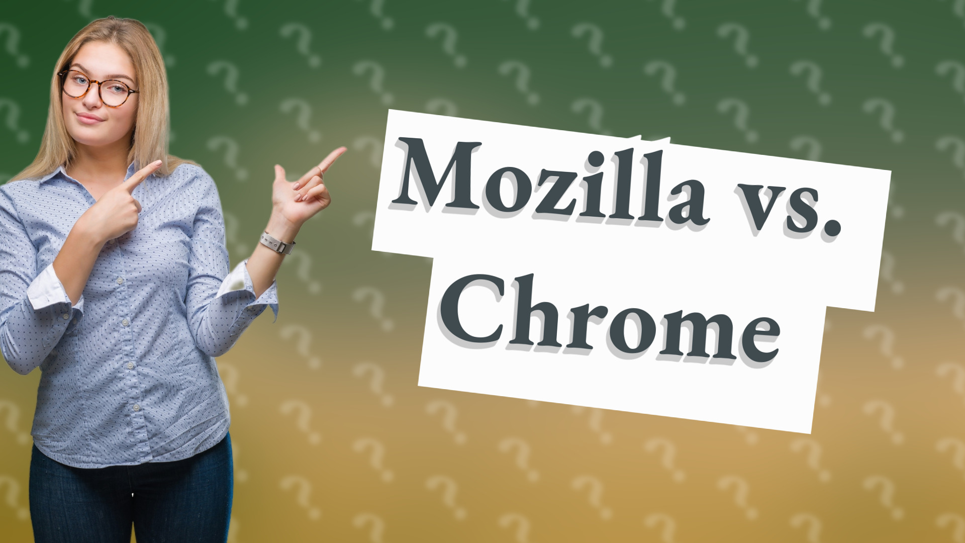 Mozilla vs. Chrome