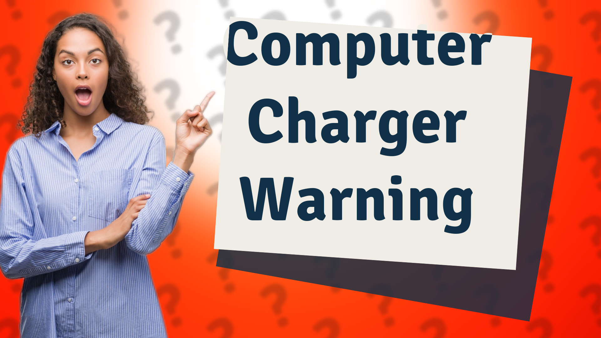 Computer Charger Warning