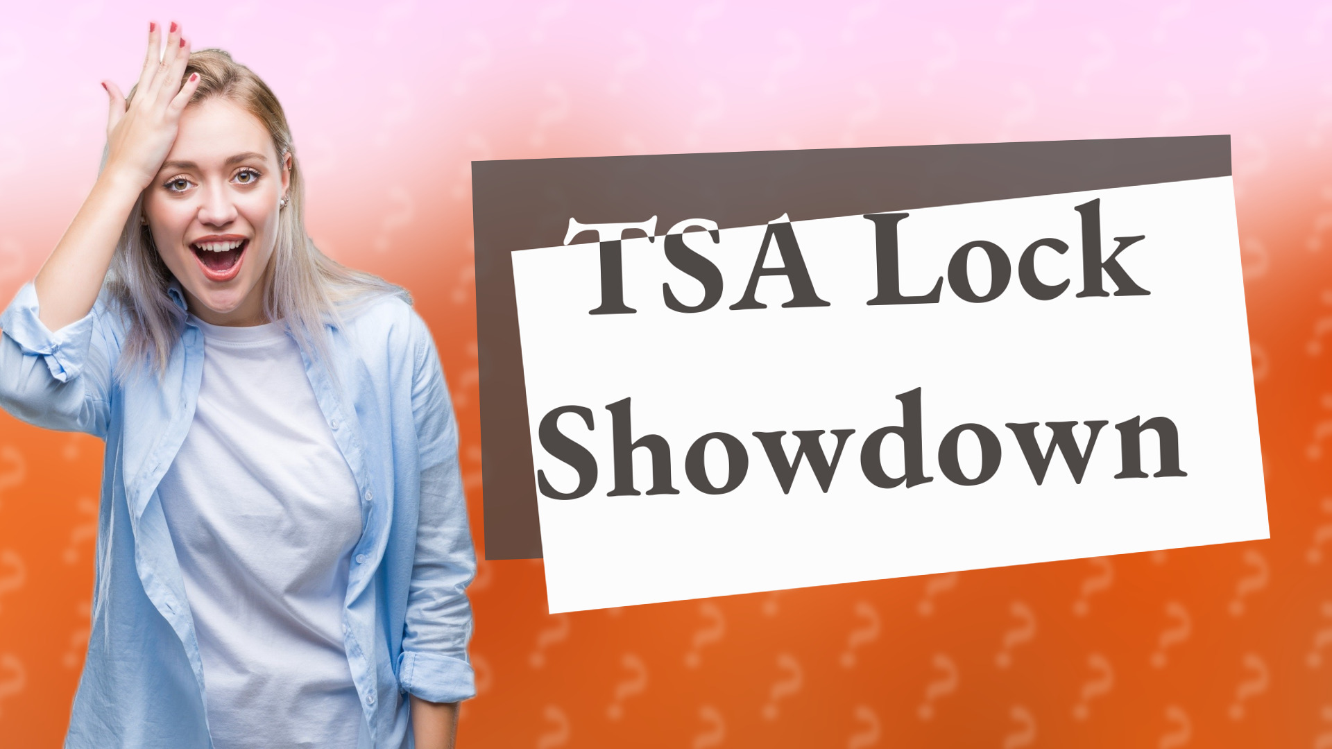 TSA Lock Showdown