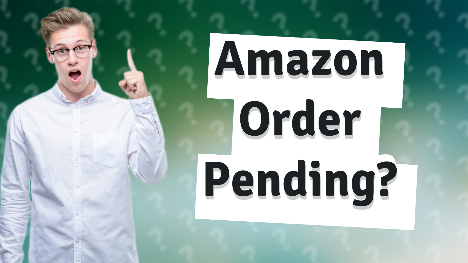 Amazon Order Pending?