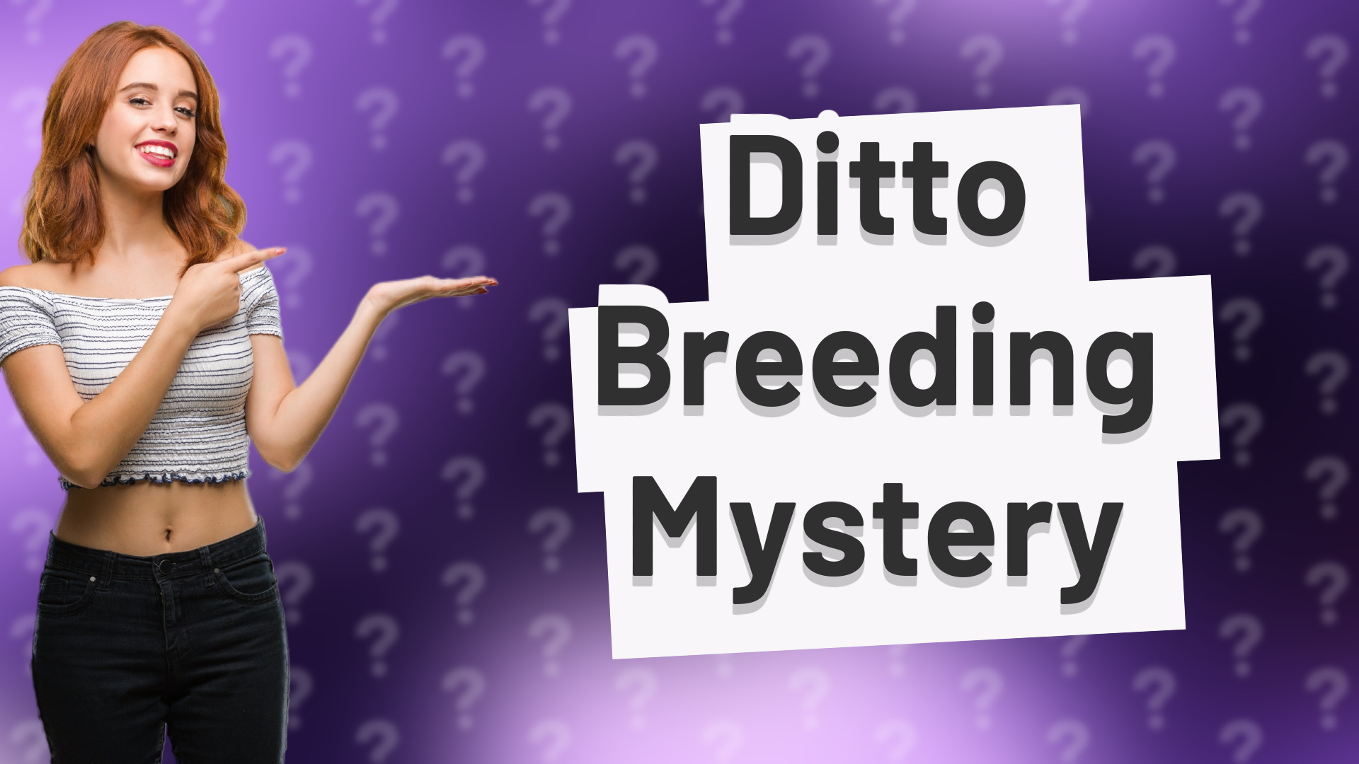 Ditto Breeding Mystery