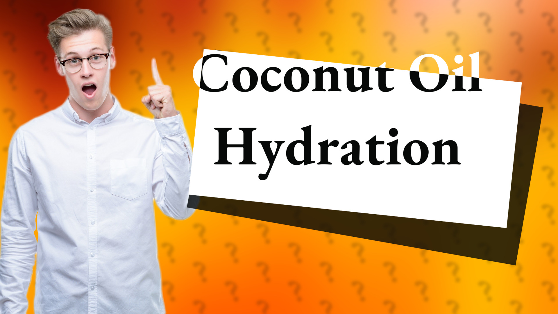 Coconut Oil Hydration