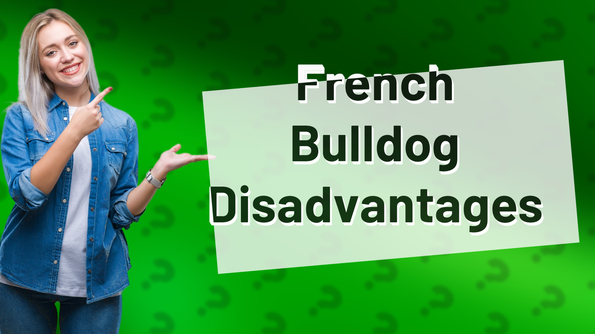 French Bulldog Disadvantages