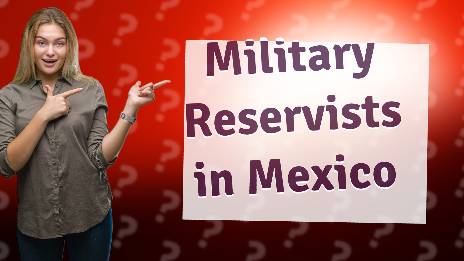 Military Reservists in Mexico