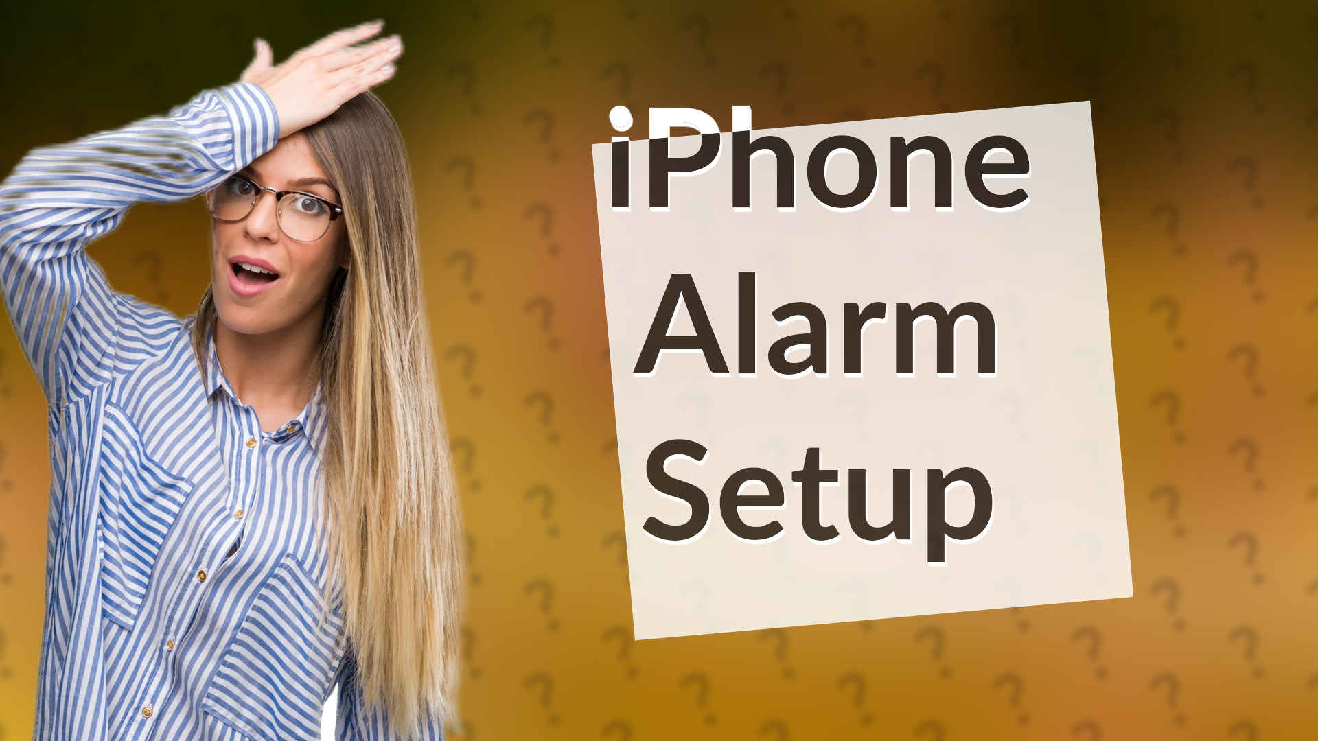 iPhone Alarm Setup
