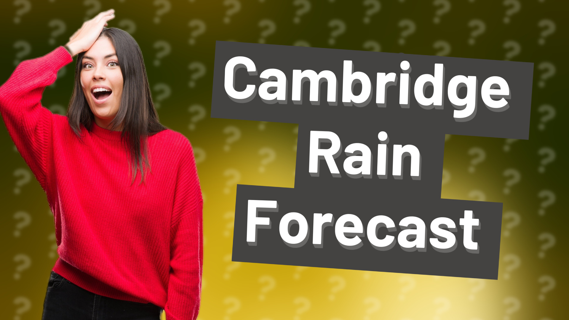Cambridge Rain Forecast
