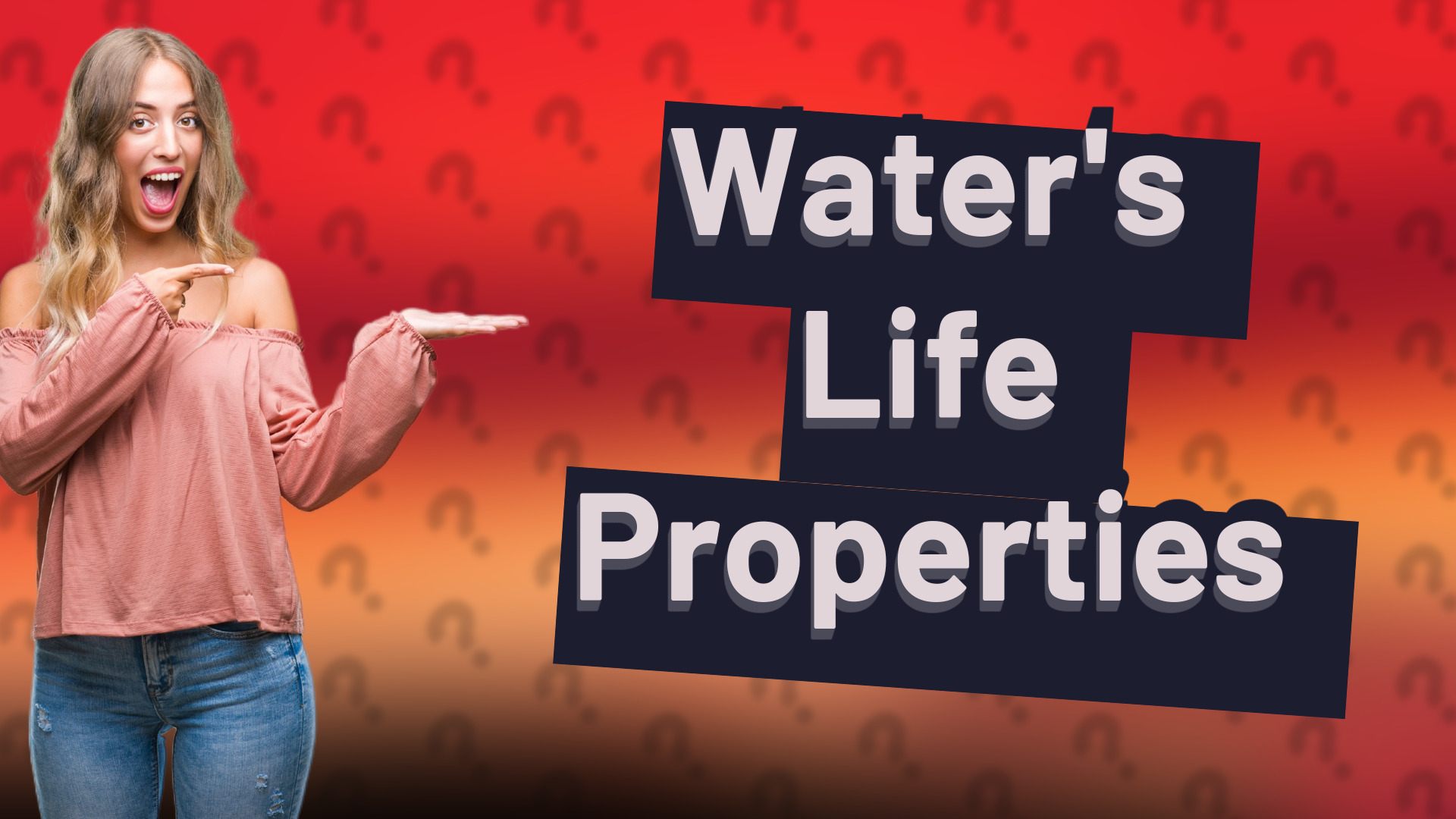 Water's Life Properties