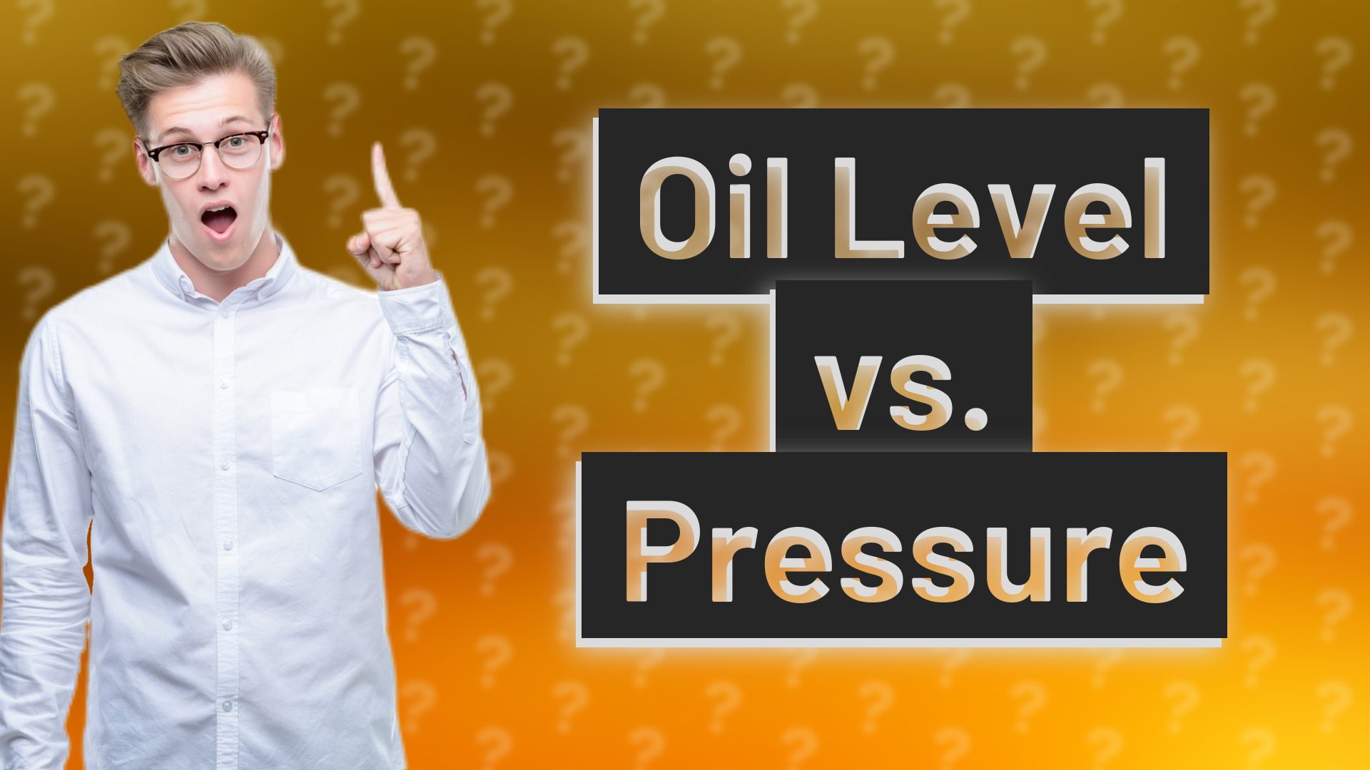 Oil Level vs. Pressure