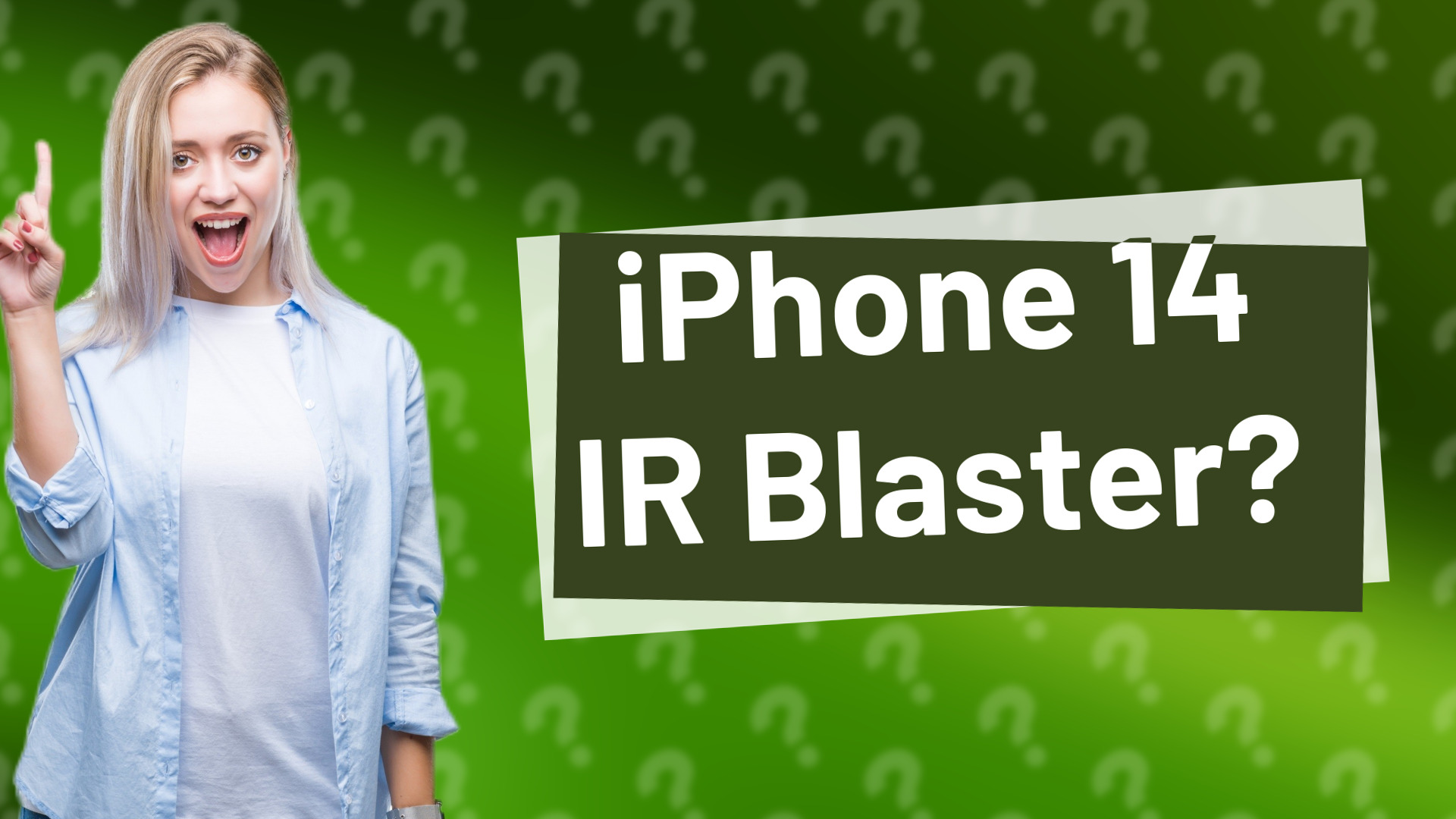 iPhone 14 IR Blaster?