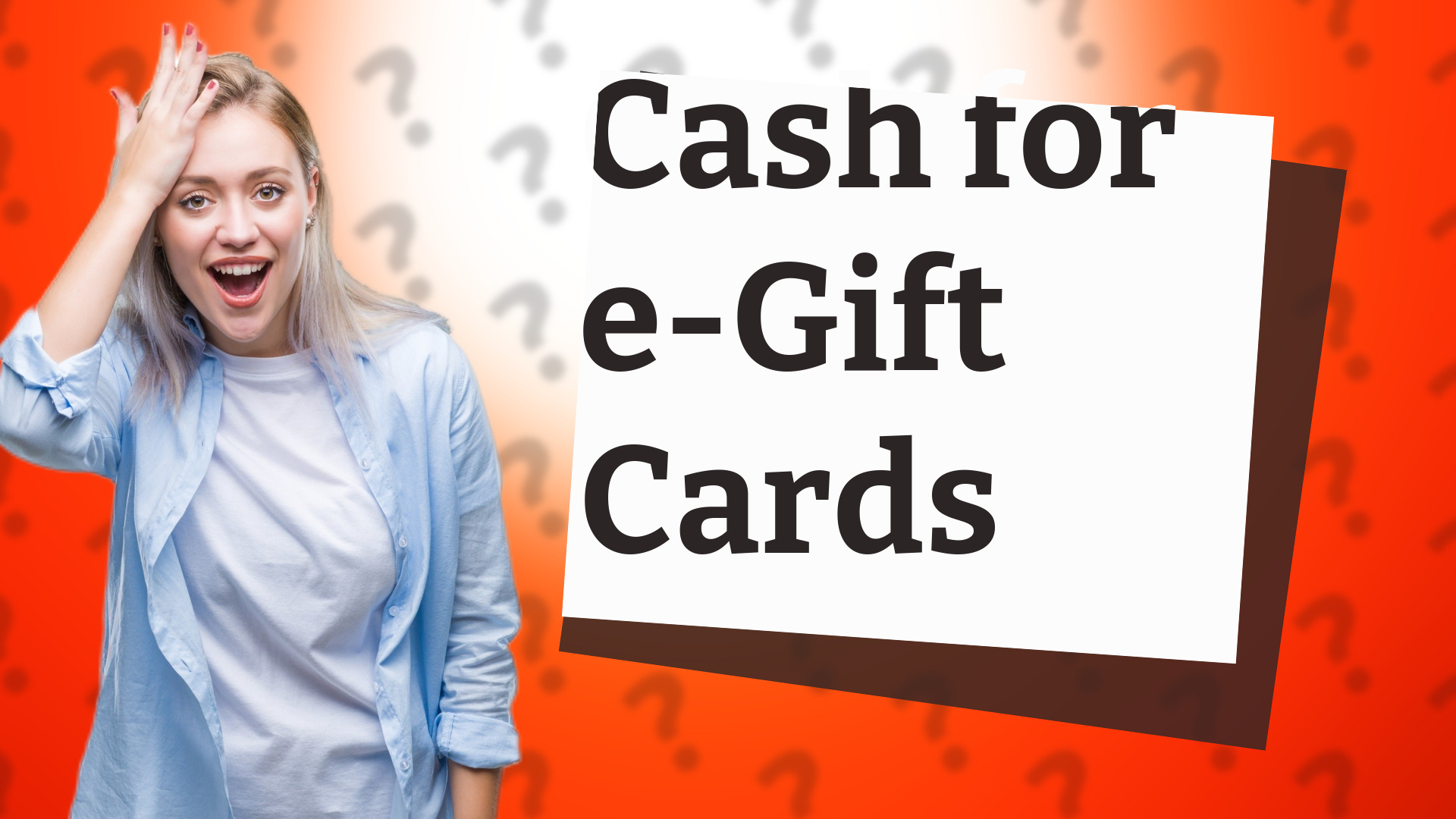 Cash for e-Gift Cards