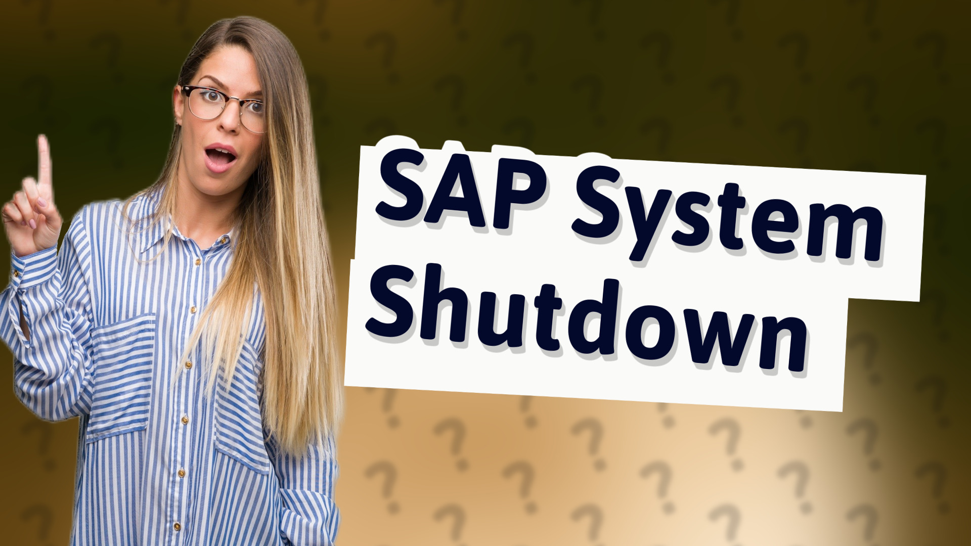 SAP System Shutdown
