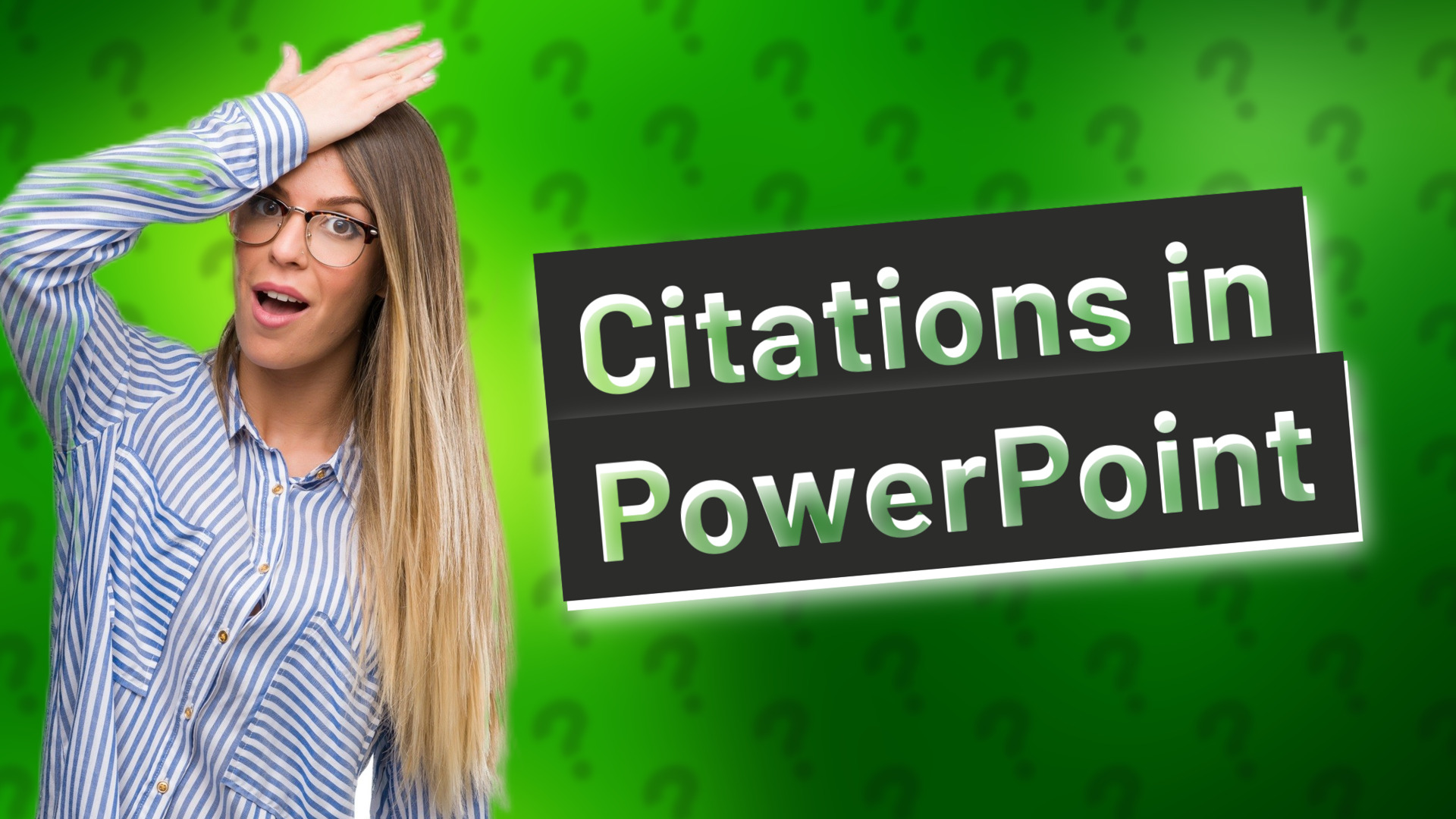 Citations in PowerPoint