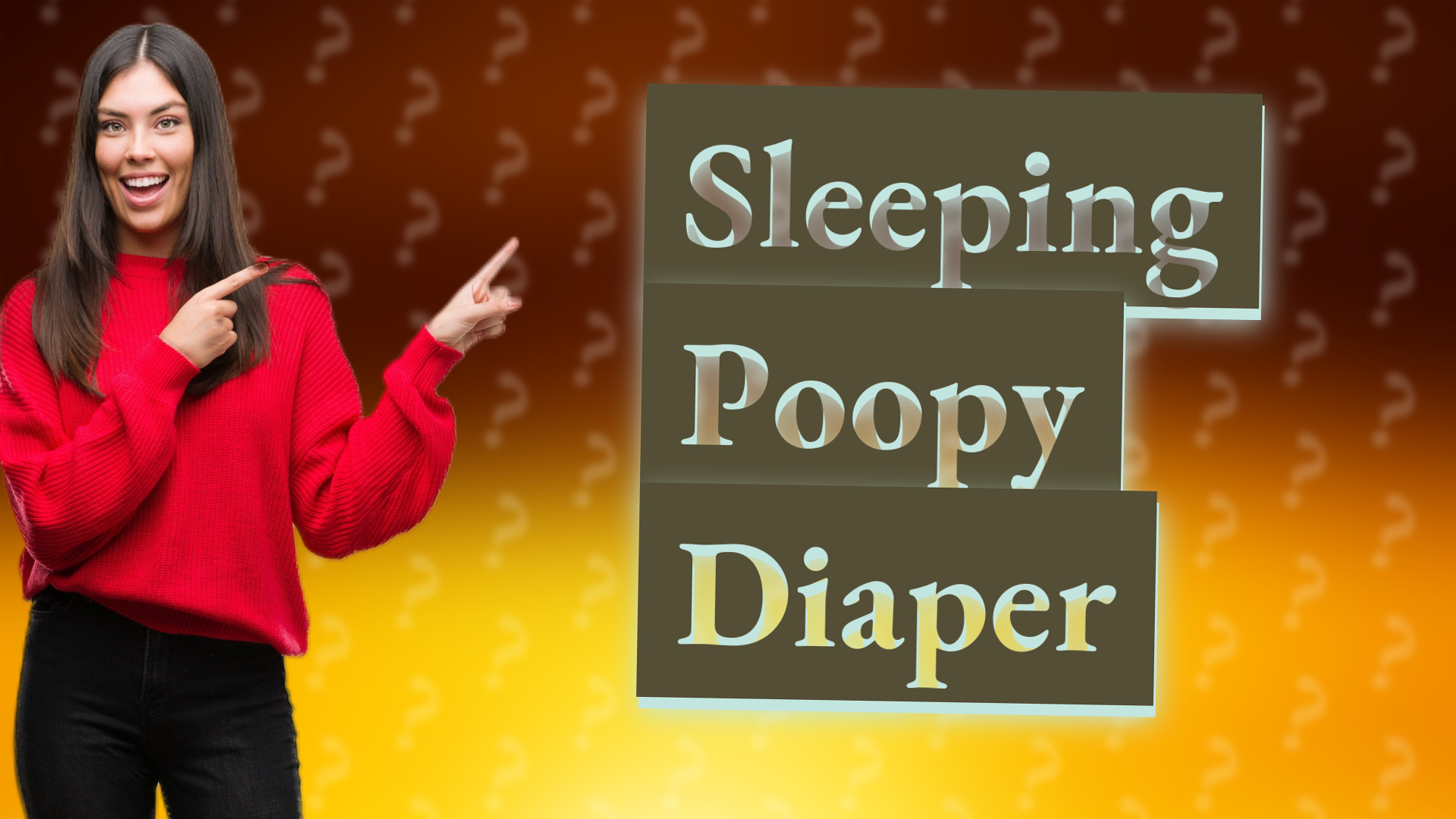 Sleeping Poopy Diaper