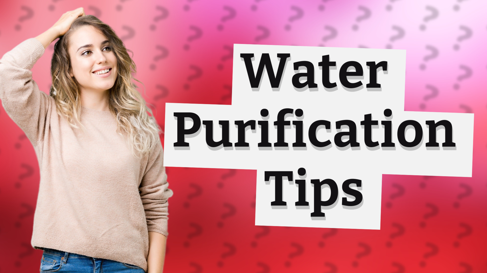 Water Purification Tips