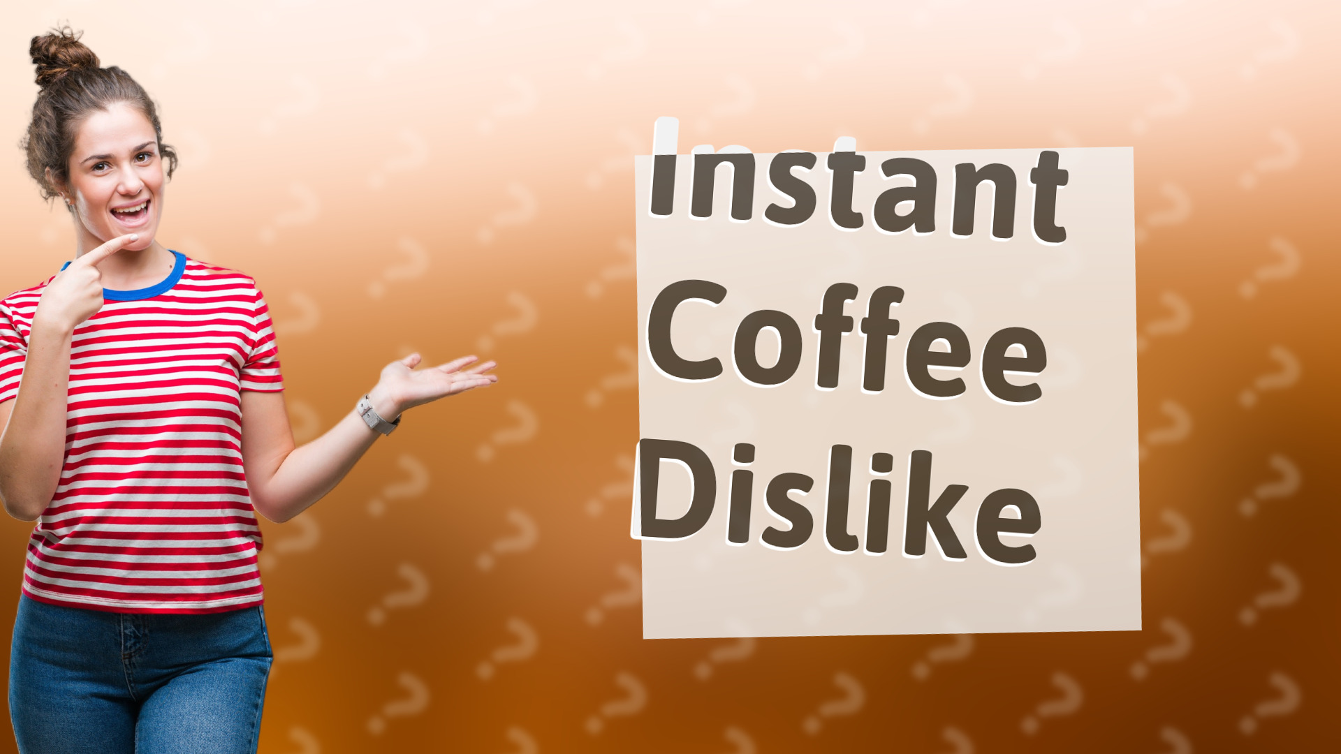 Instant Coffee Dislike
