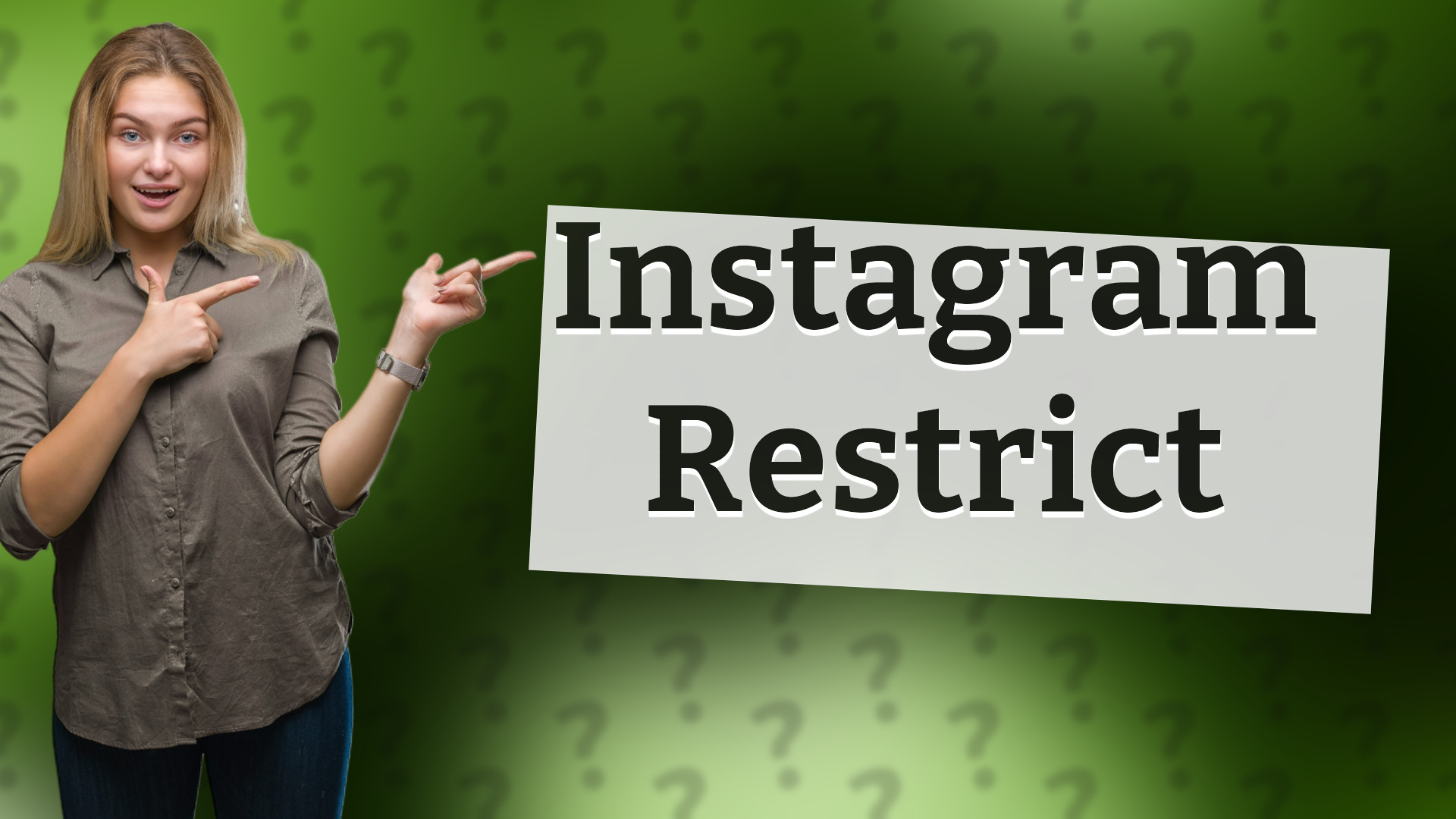 Instagram Restrict