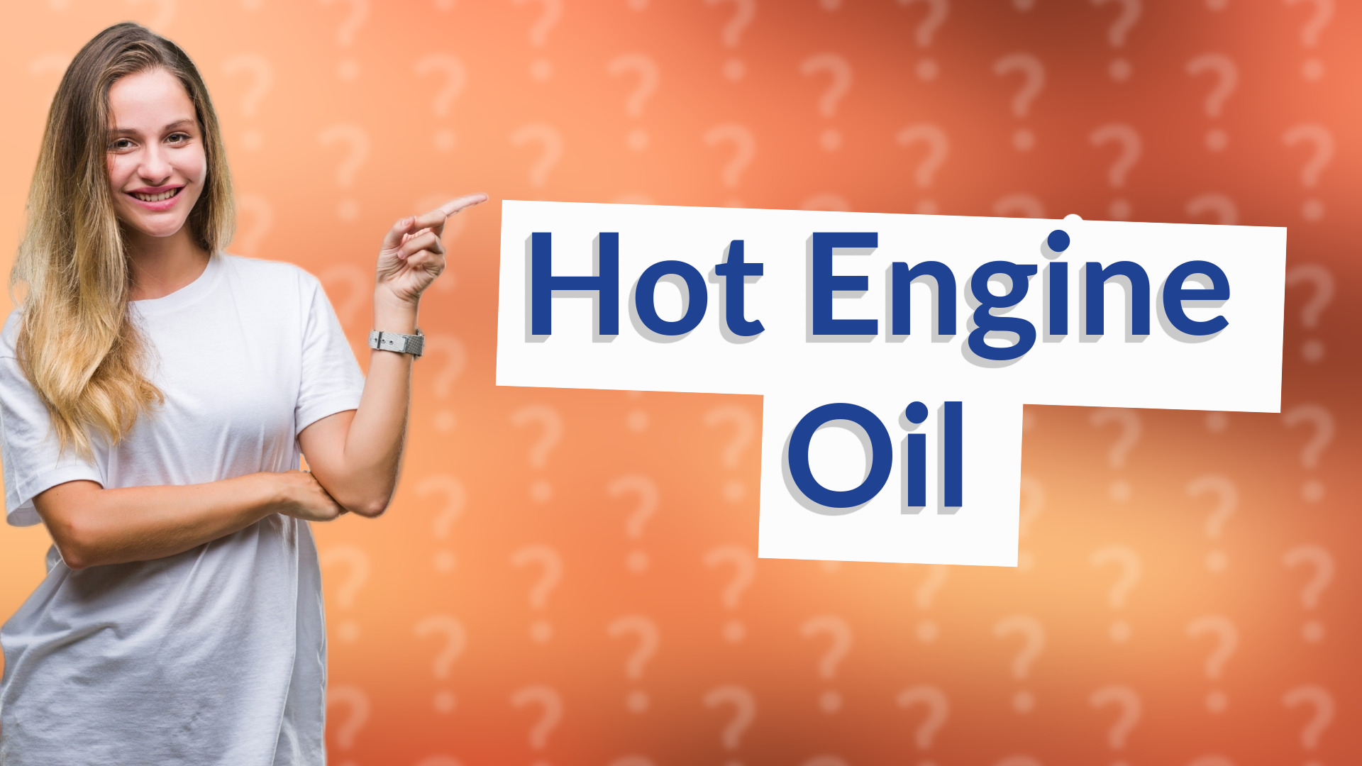 Hot Engine Oil