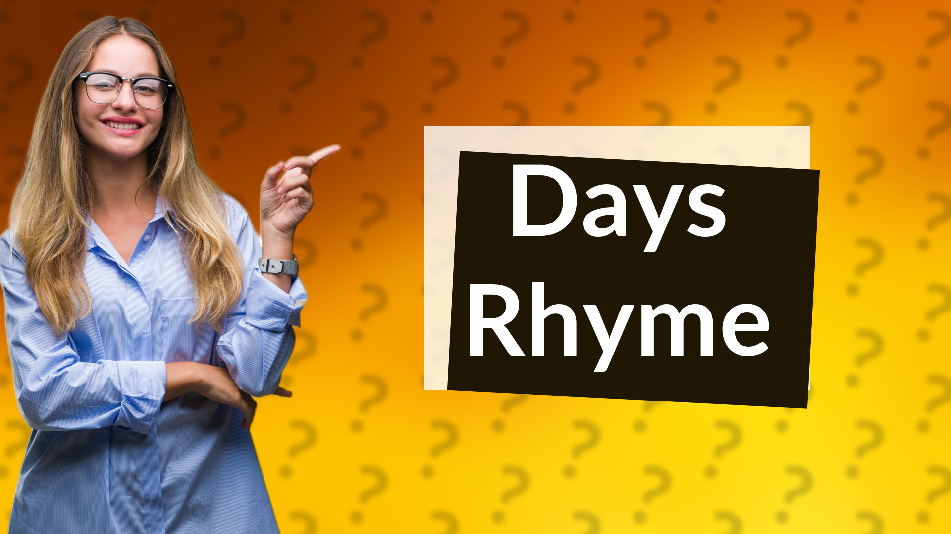 Days Rhyme