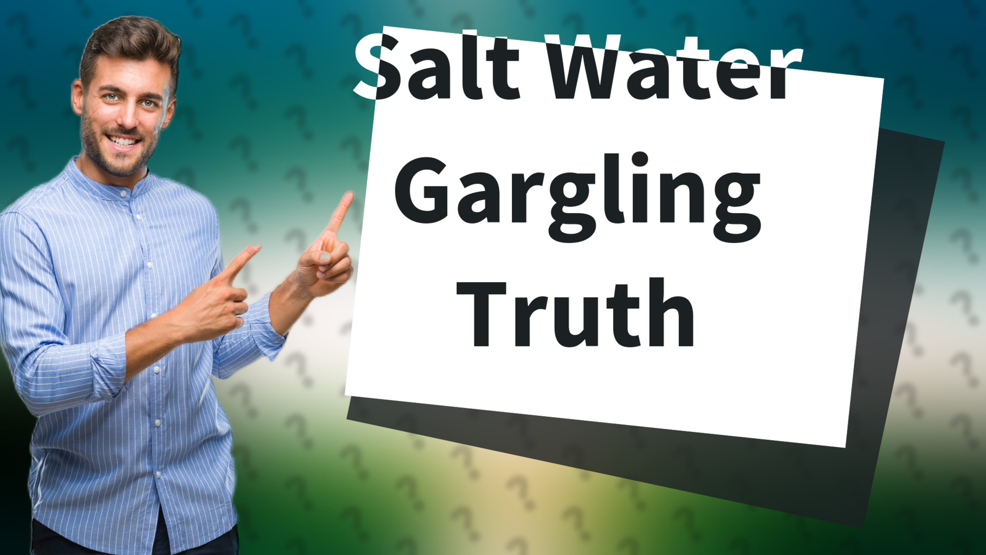 Salt Water Gargling Truth