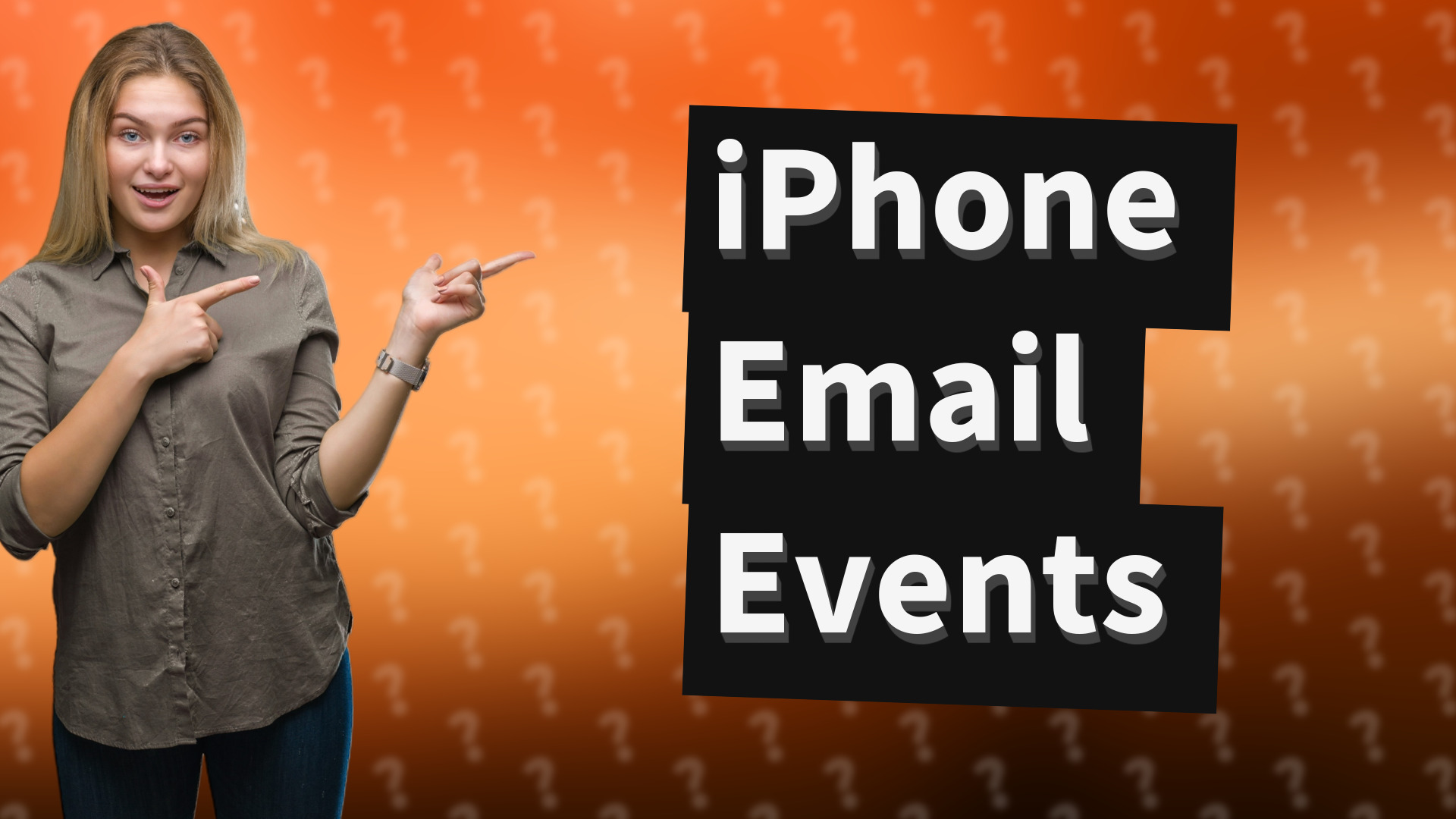 iPhone Email Events