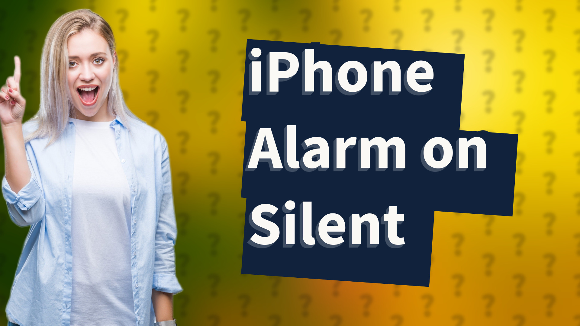 iPhone Alarm on Silent