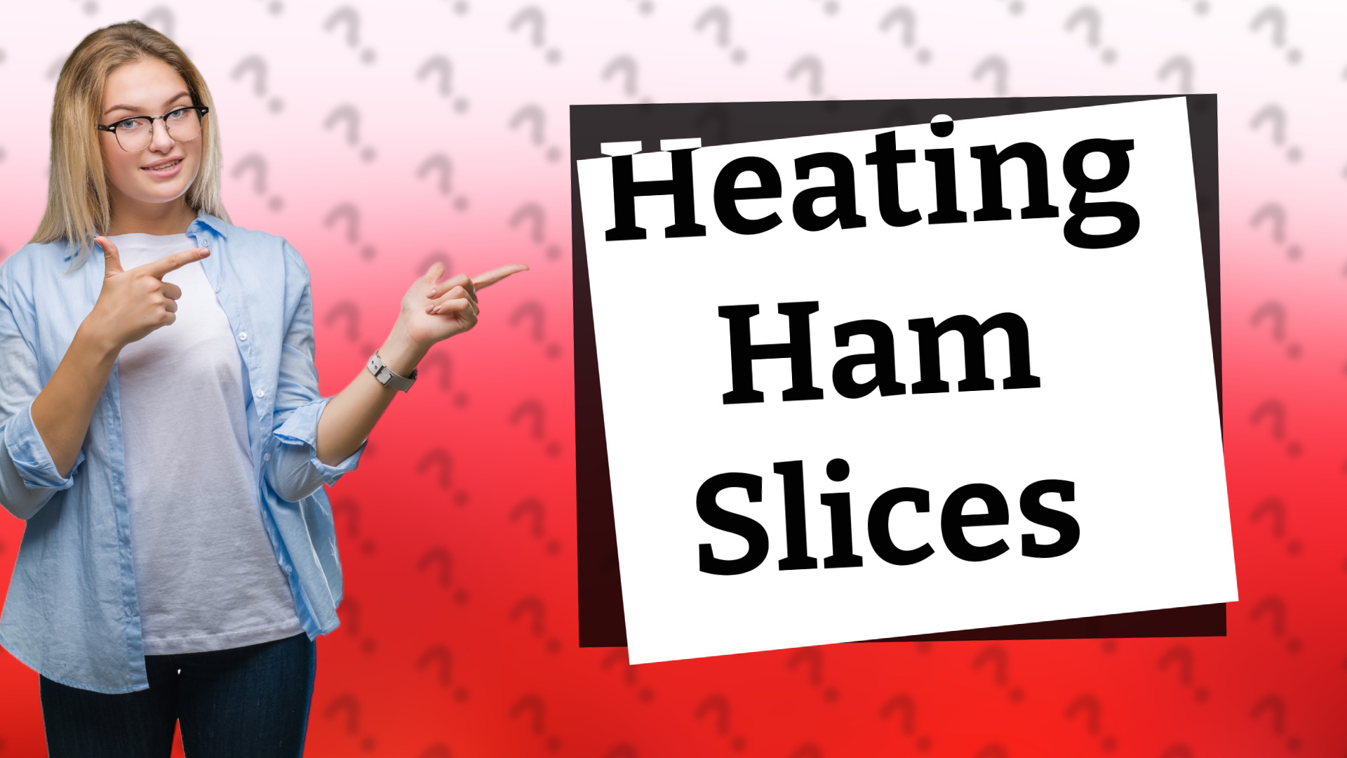 Heating Ham Slices