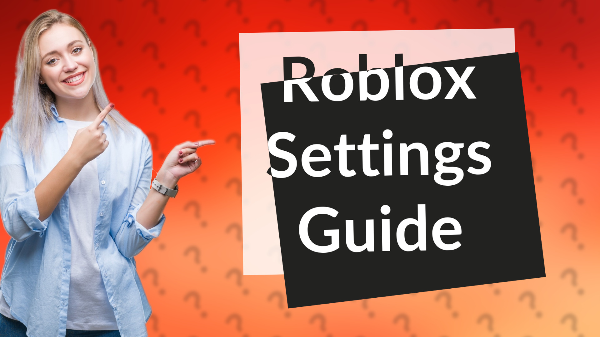 Roblox Settings Guide