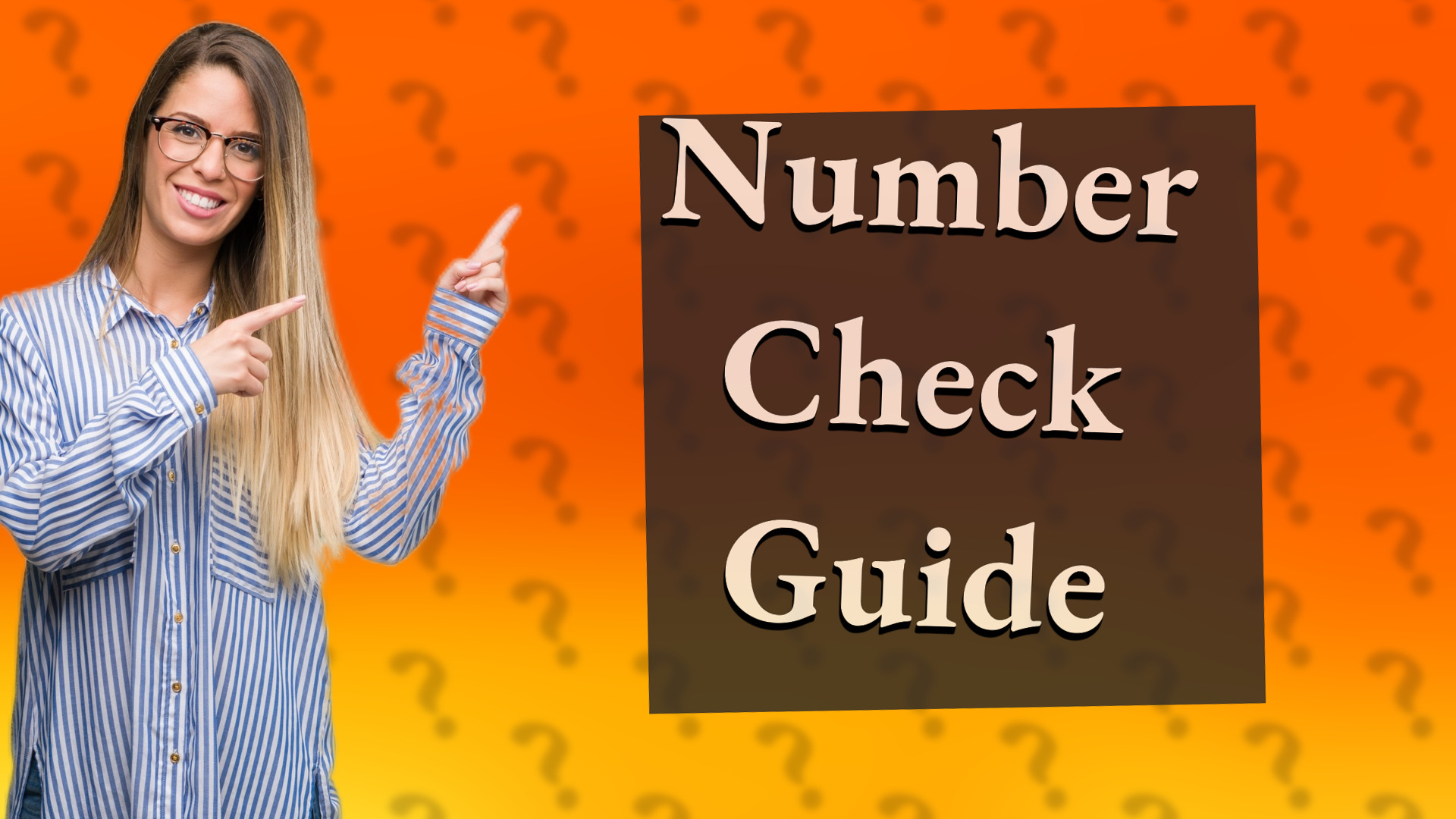 Number Check Guide