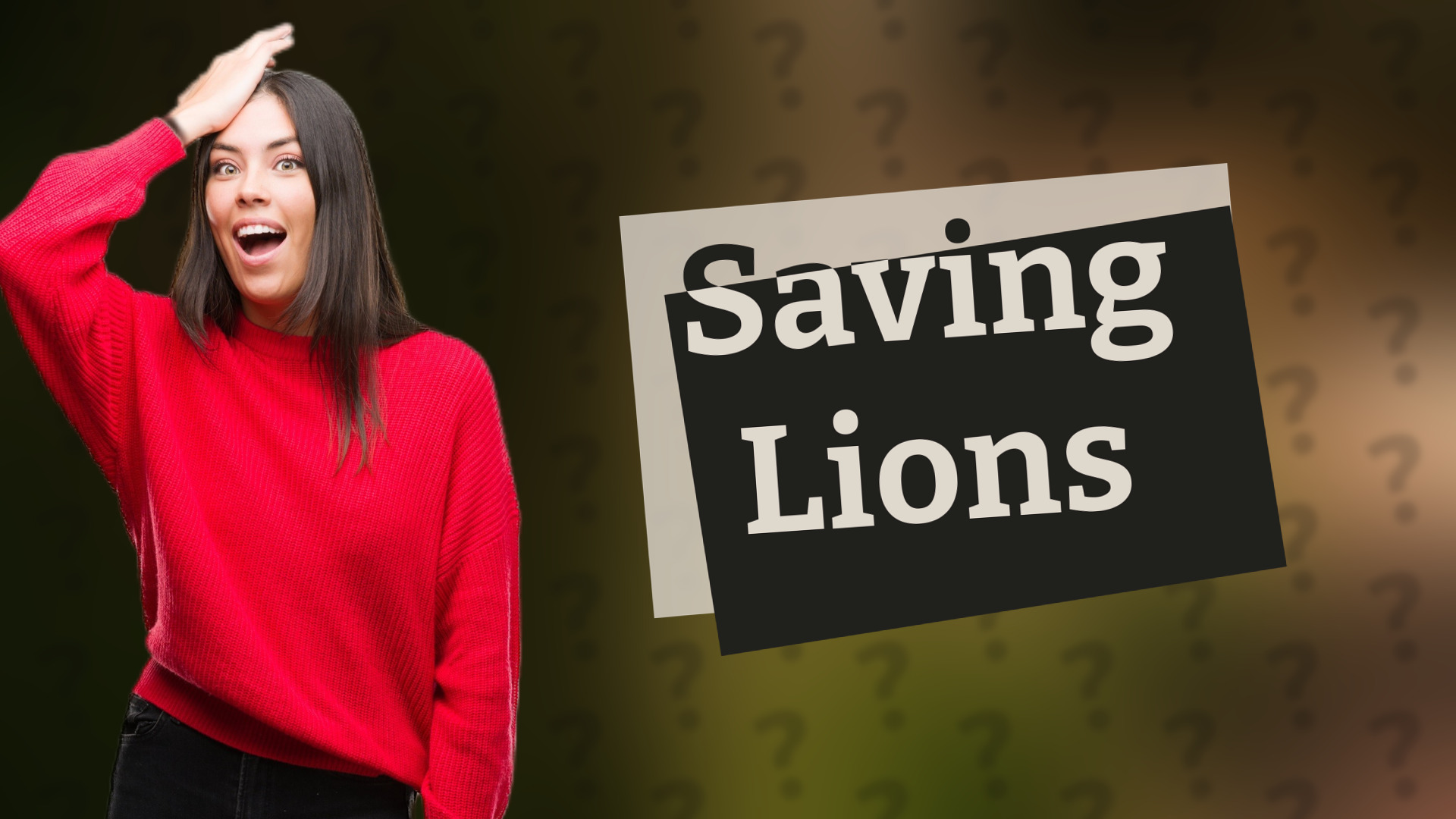 Saving Lions