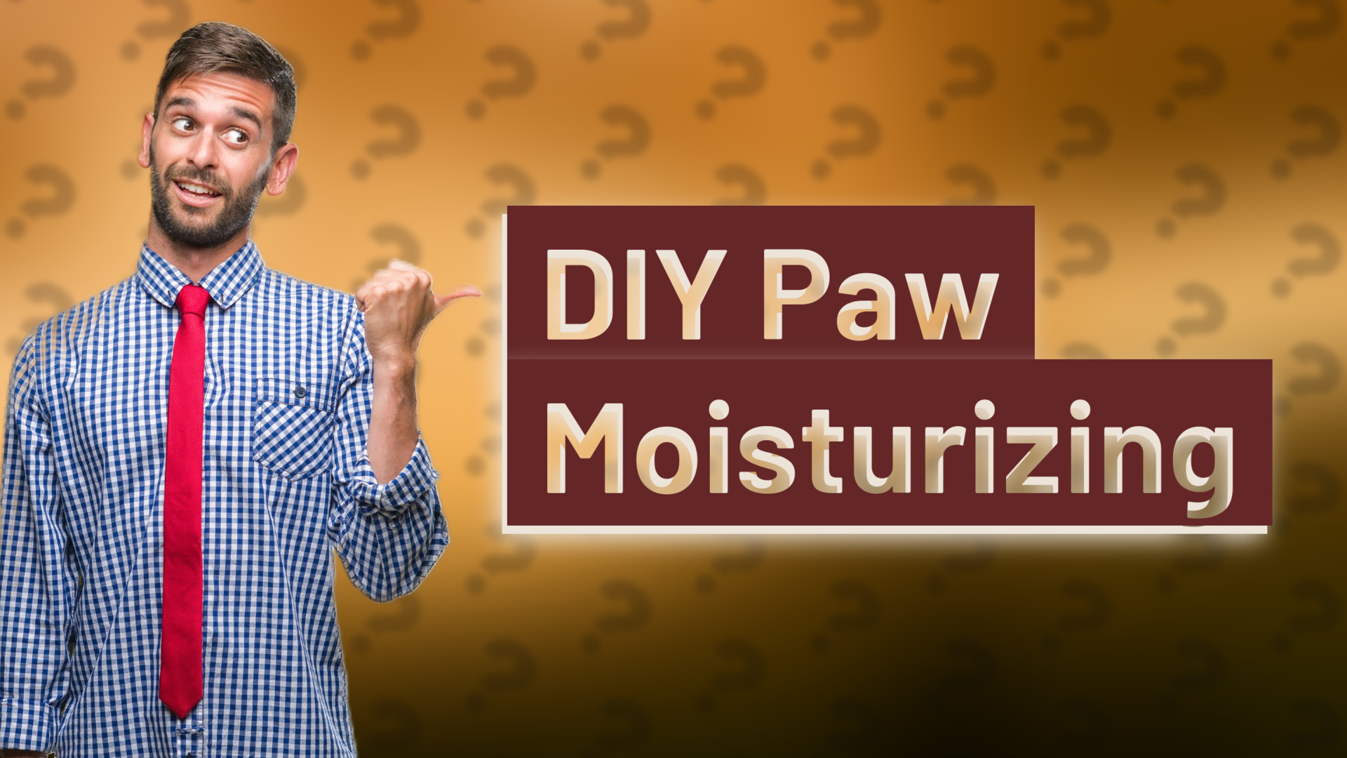 DIY Paw Moisturizing