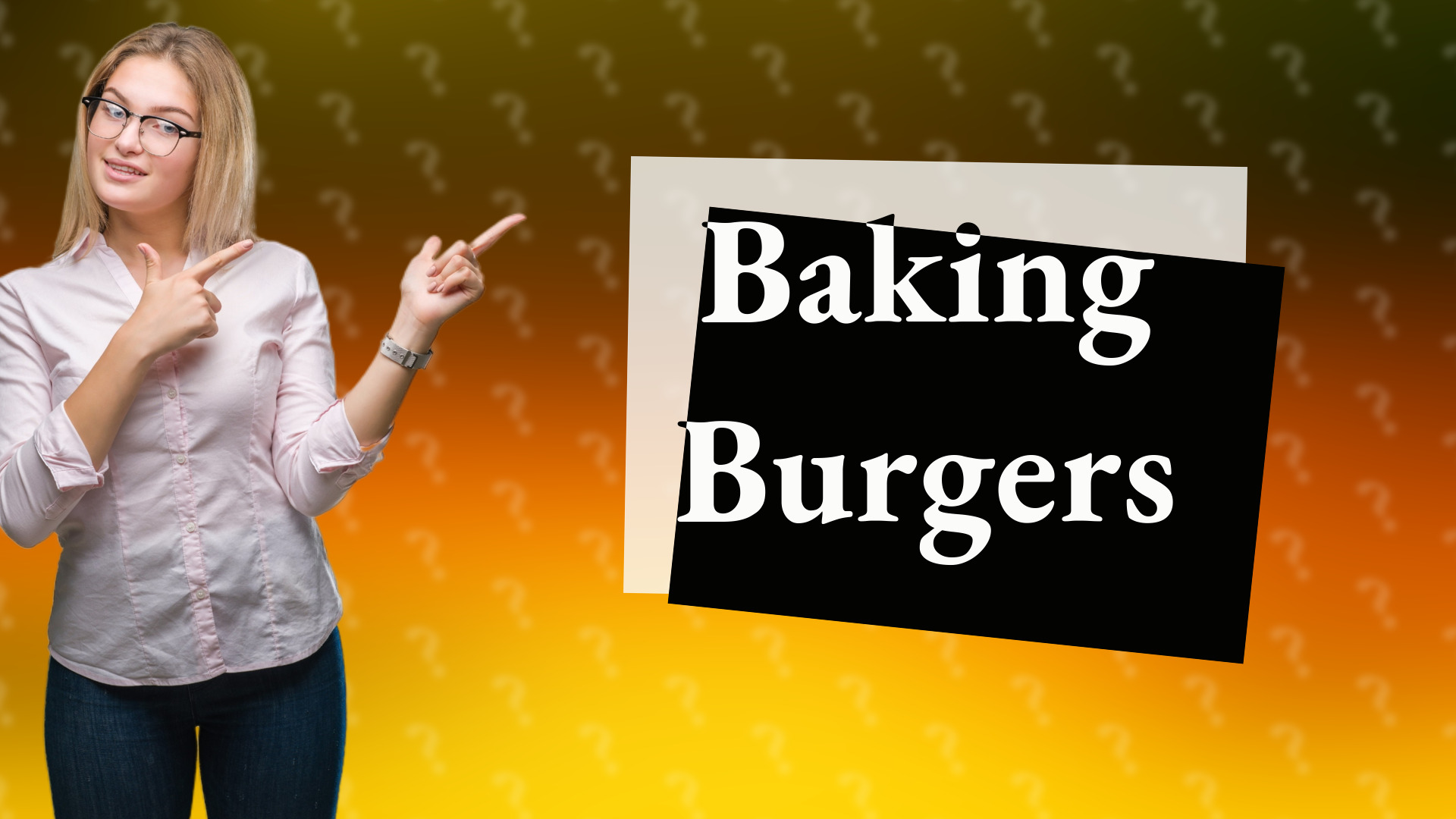 Baking Burgers