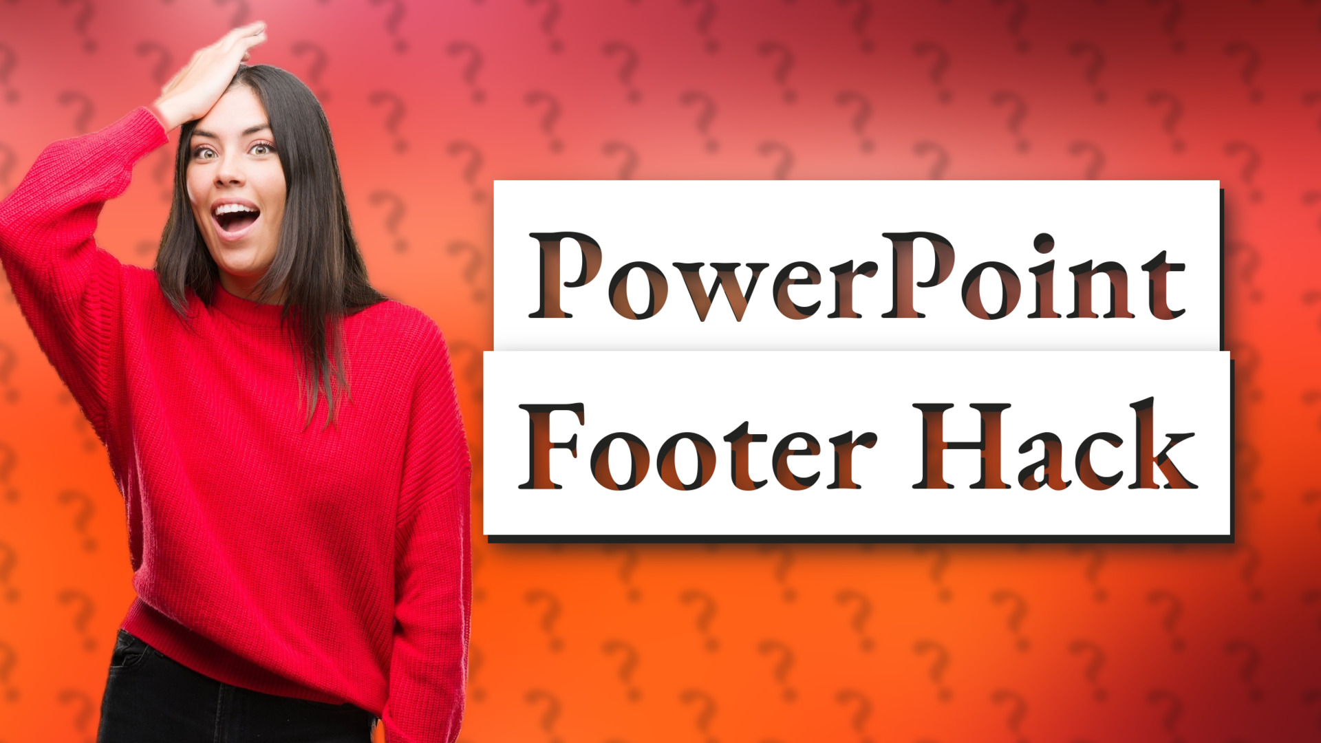 PowerPoint Footer Hack
