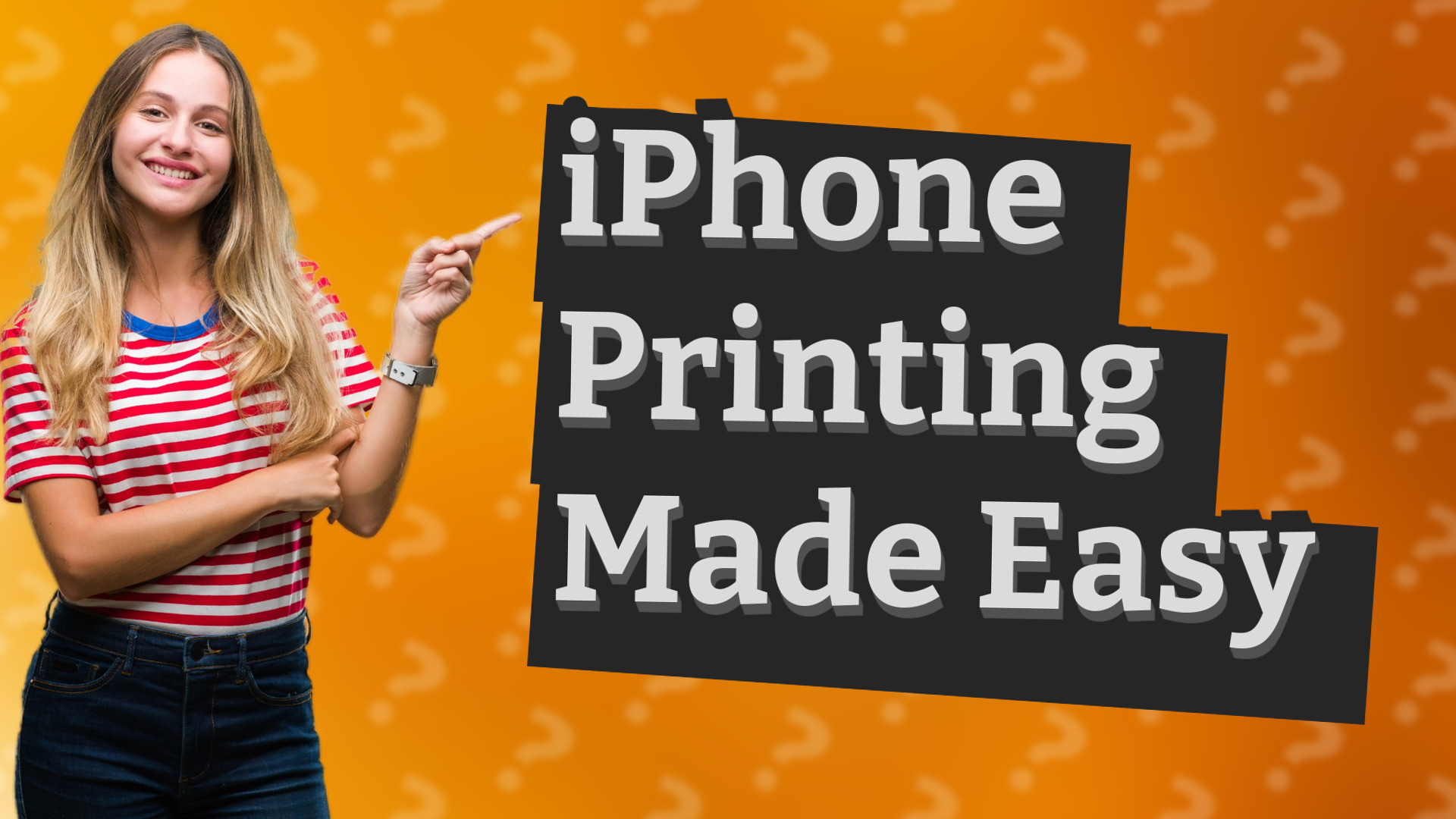 iPhone Printing Made Easy