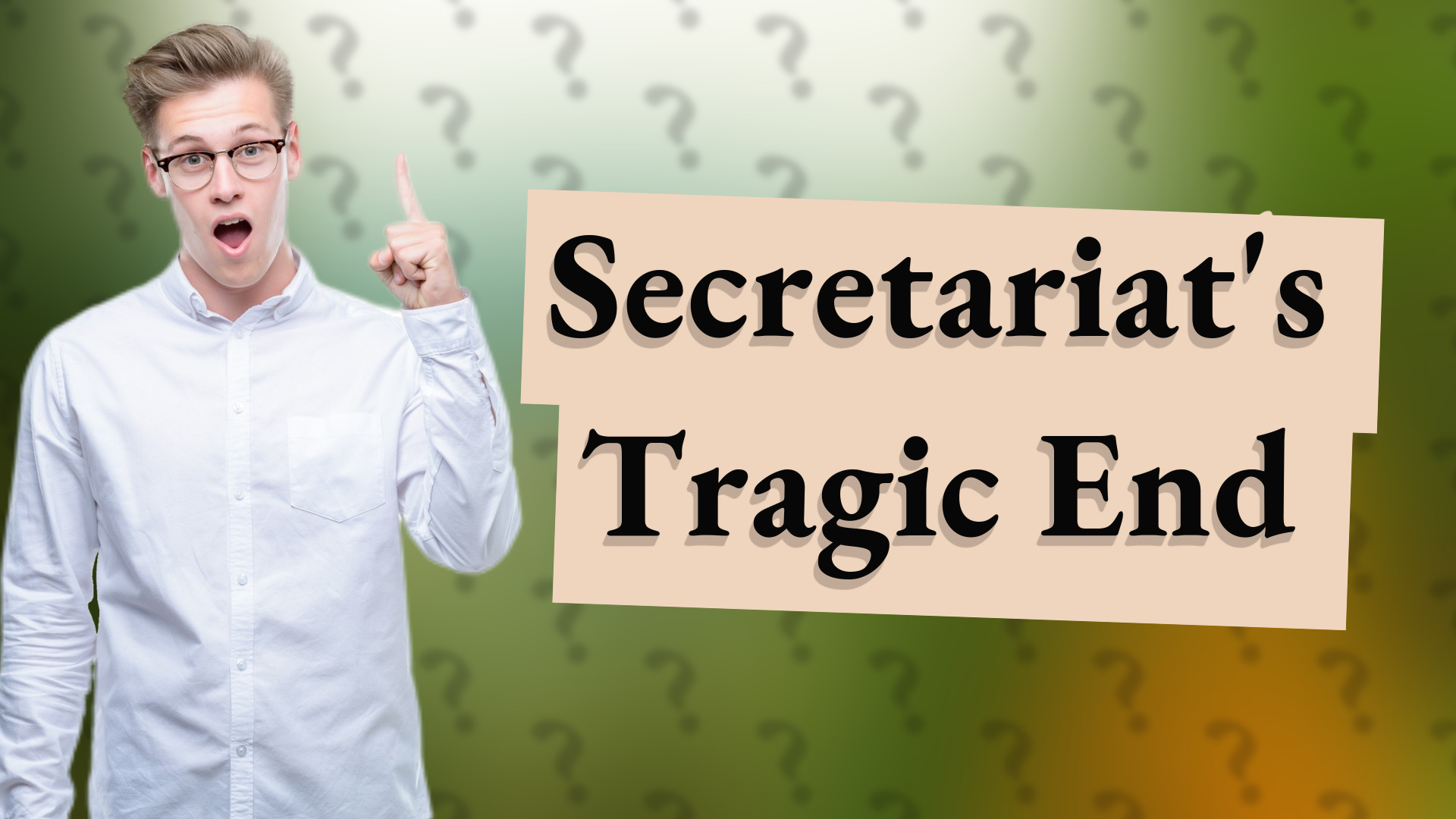 Secretariat's Tragic End