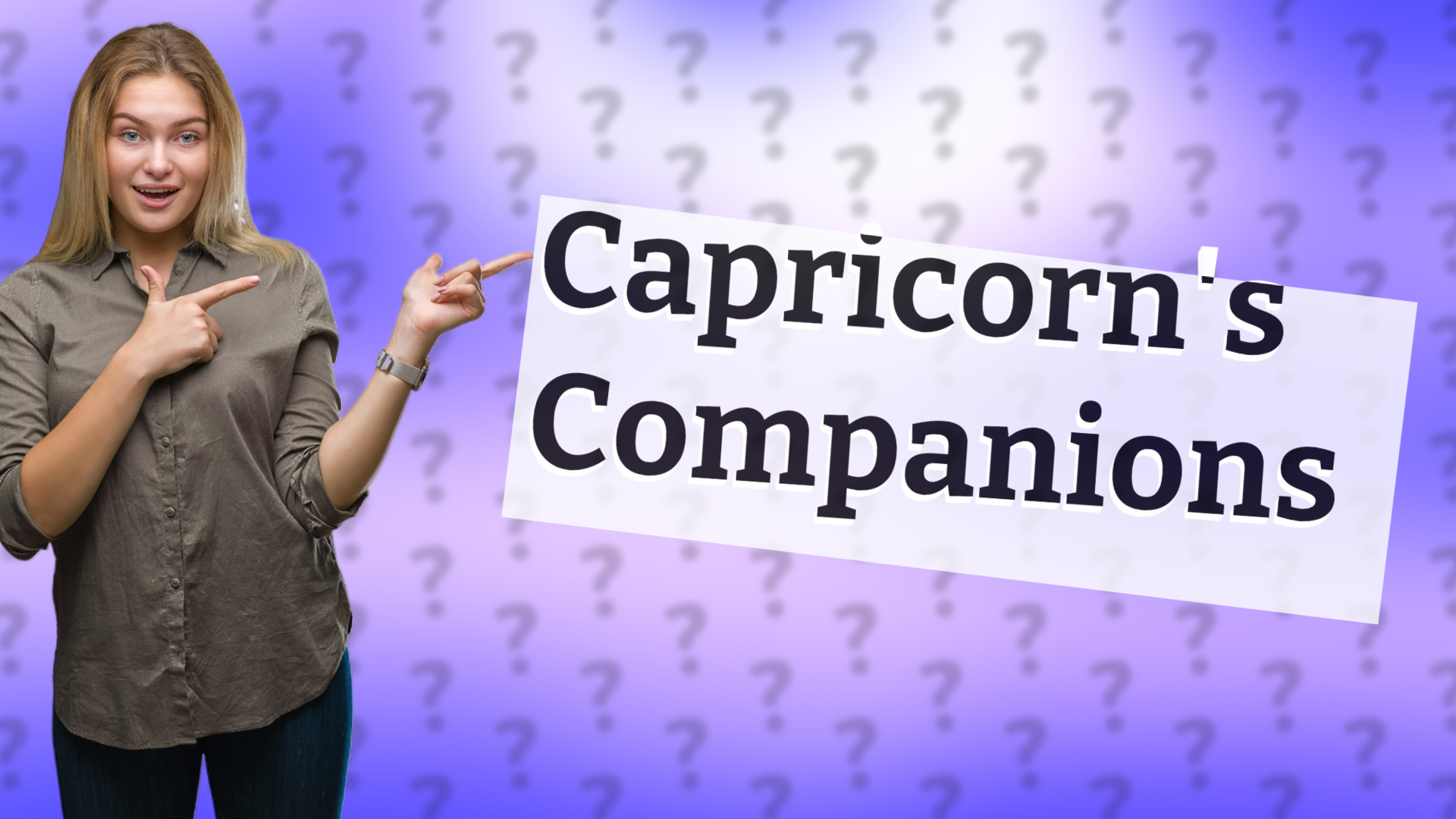 Capricorn's Companions