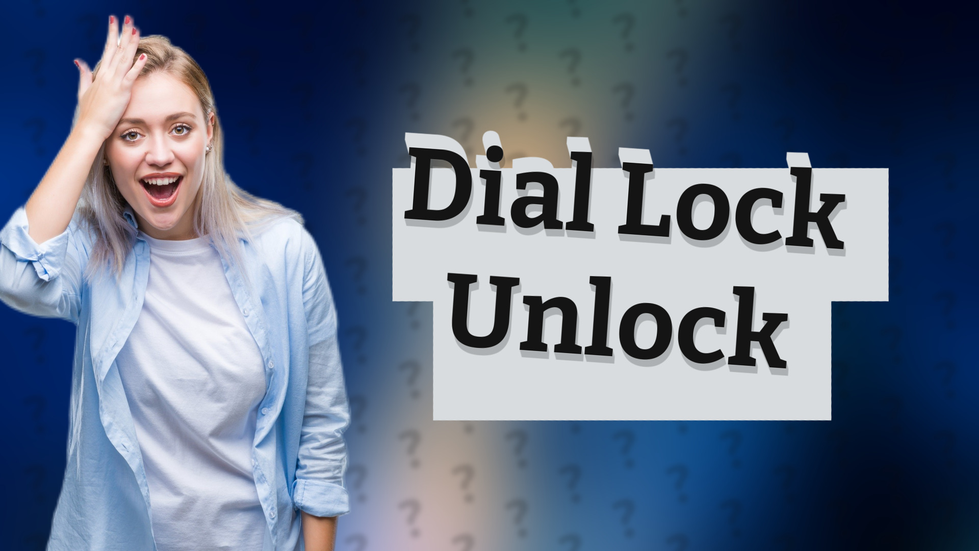 Dial Lock Unlock