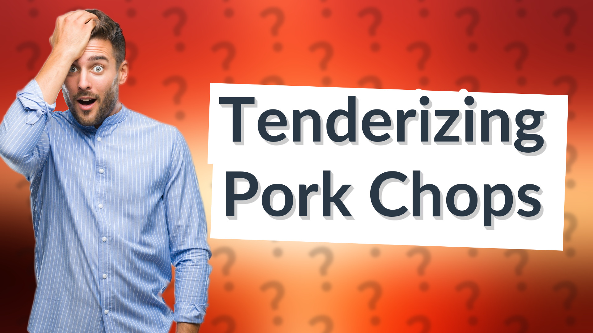 Tenderizing Pork Chops
