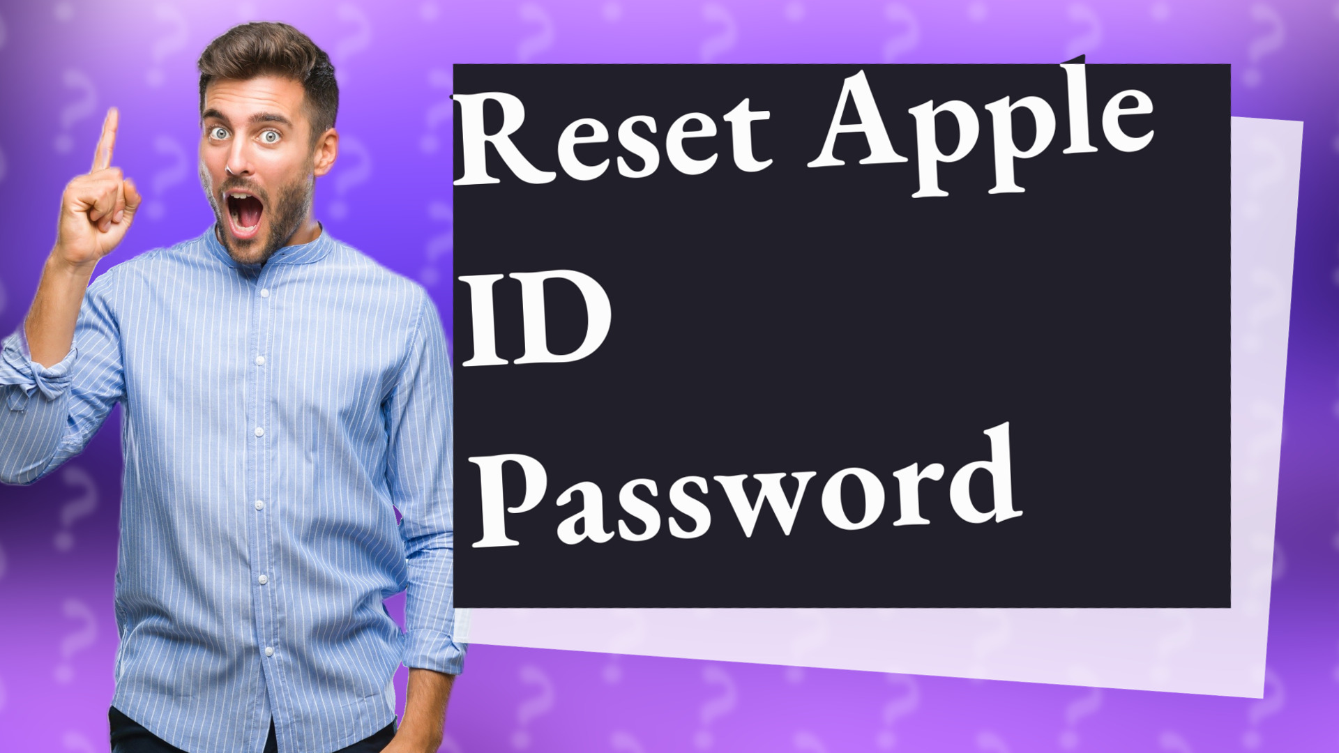 Reset Apple ID Password