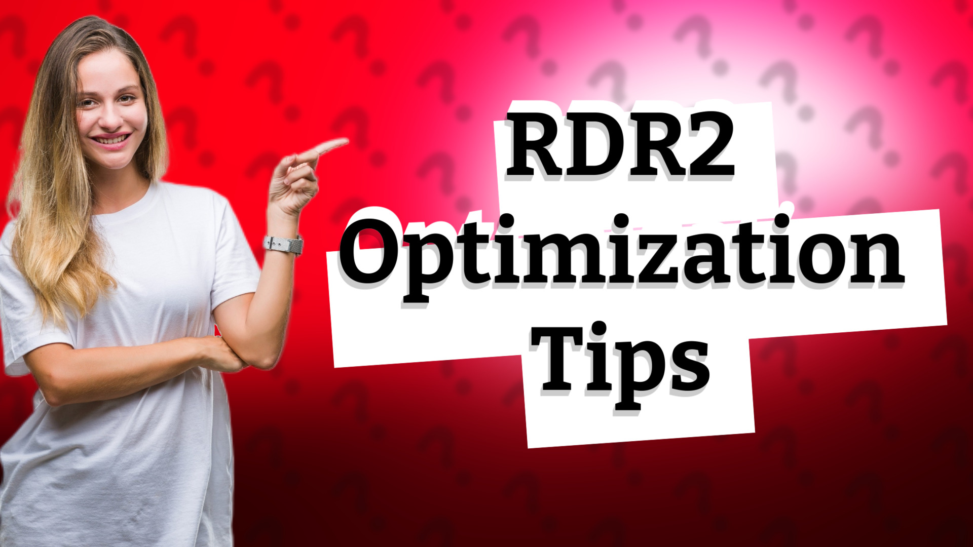 RDR2 Optimization Tips