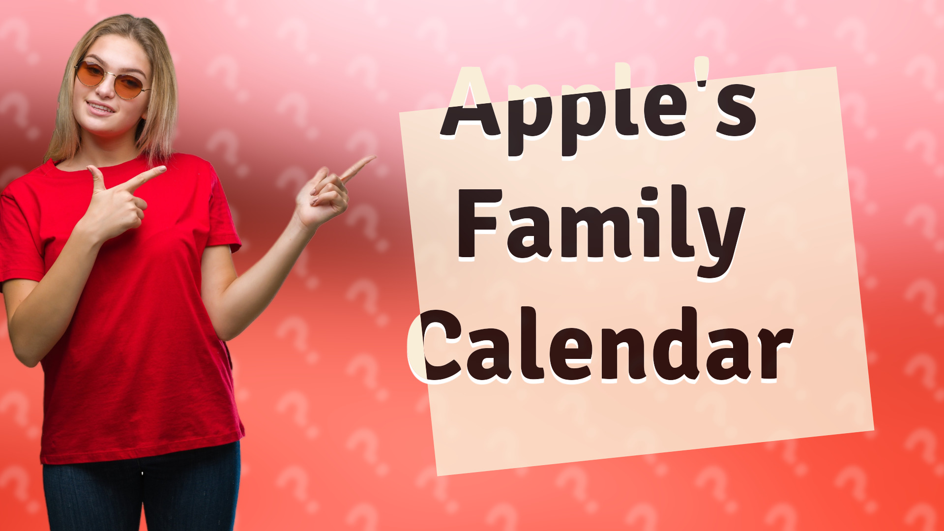 Apple's Family Calendar