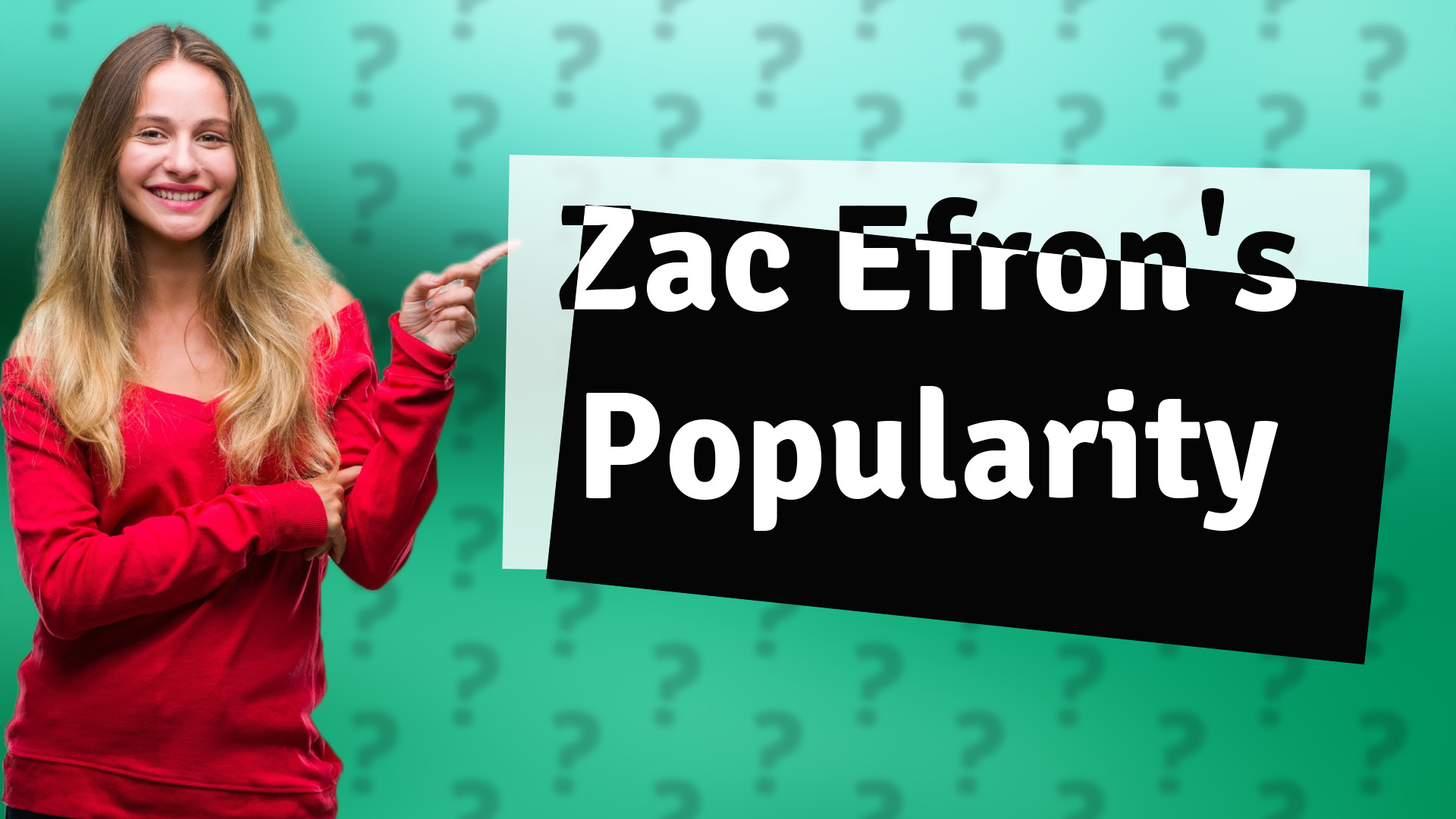 Zac Efron's Popularity