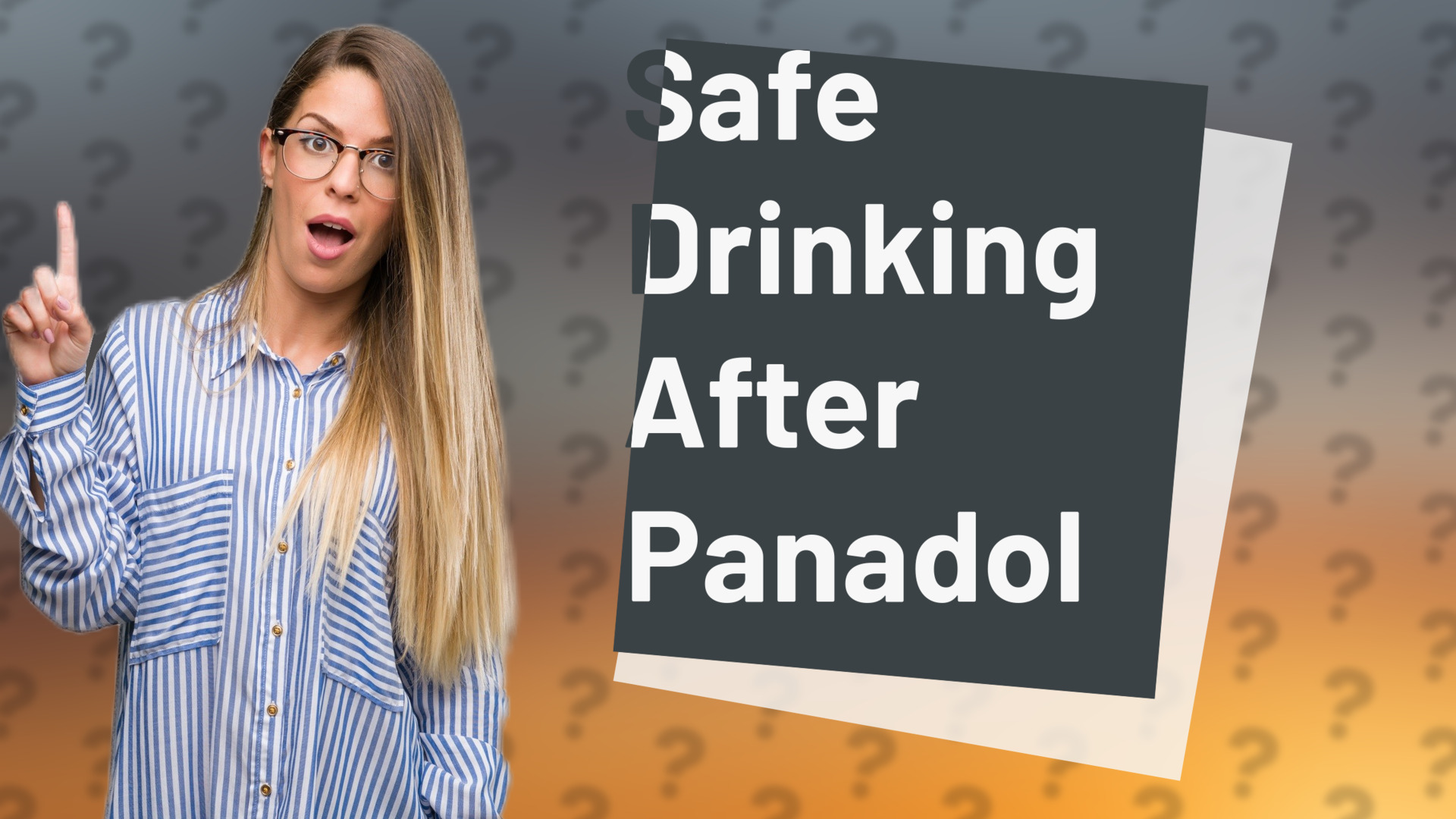 Safe Drinking After Panadol