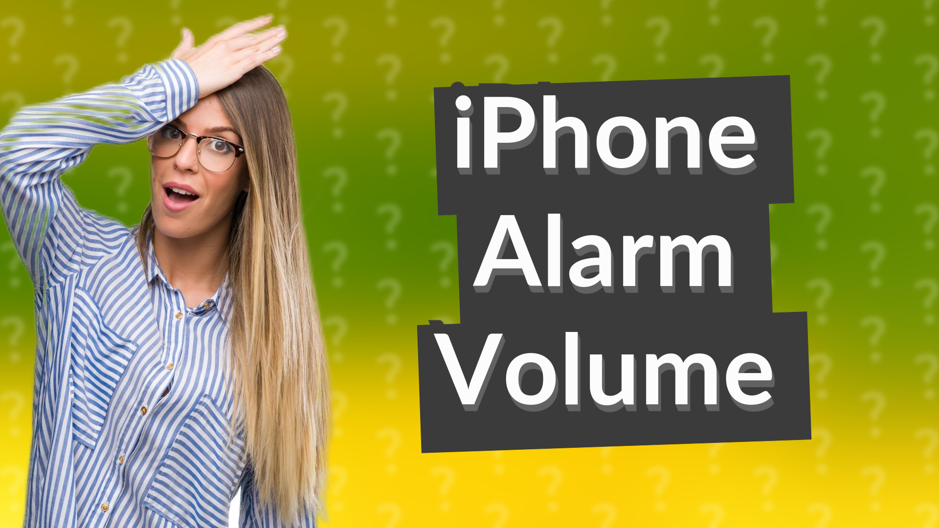 iPhone Alarm Volume