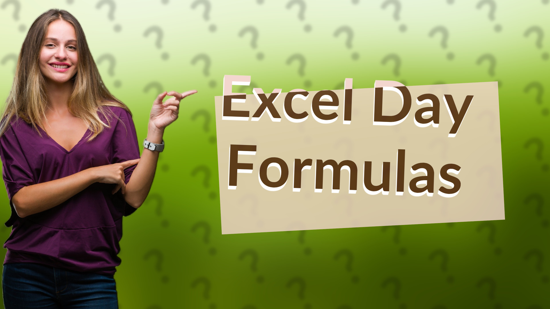 Excel Day Formulas