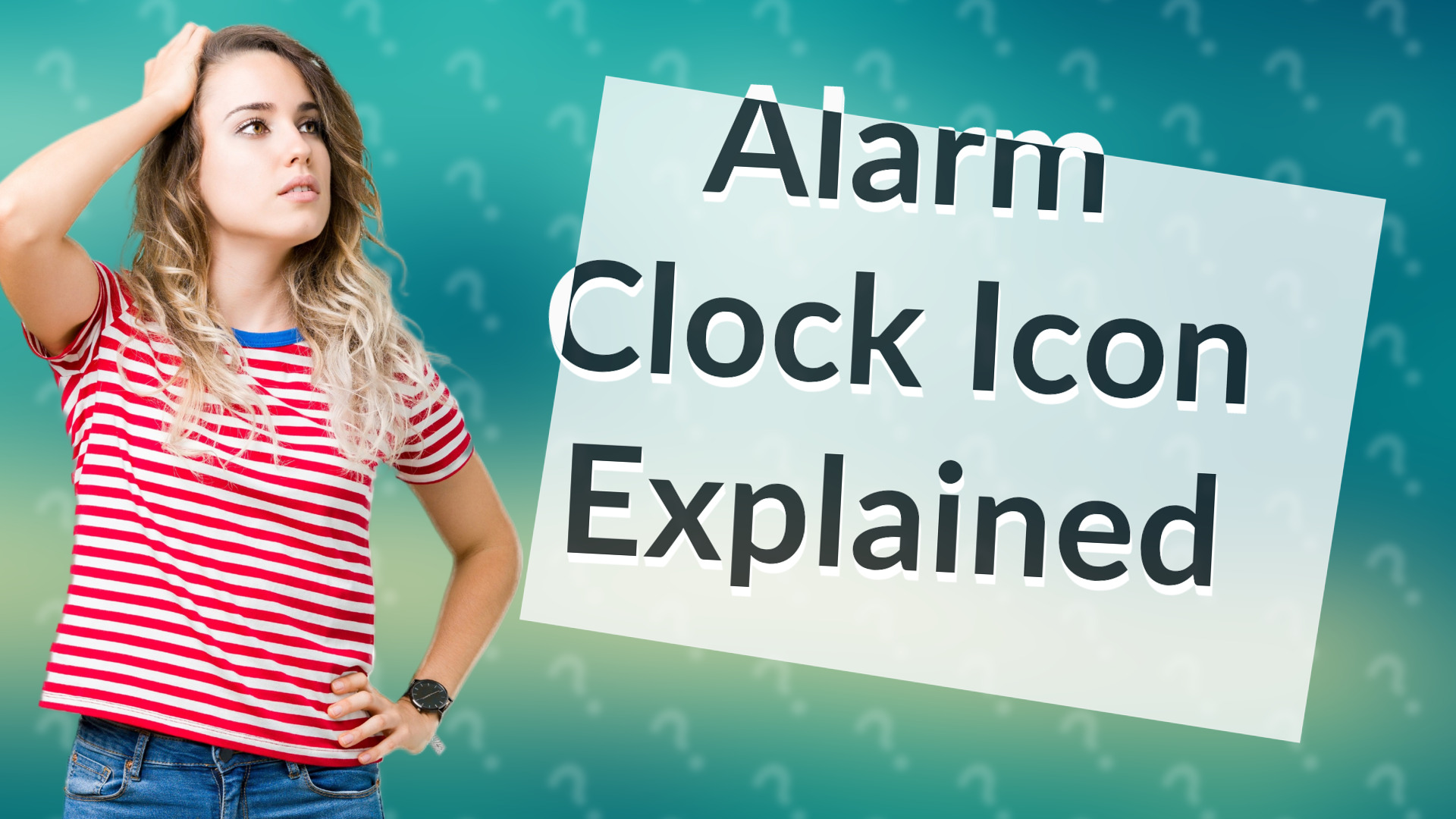 Alarm Clock Icon Explained
