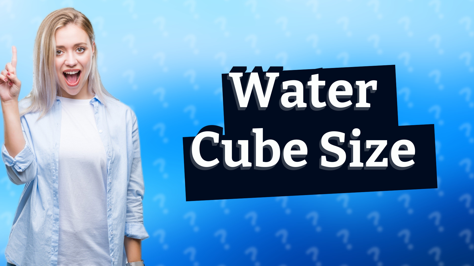 Water Cube Size
