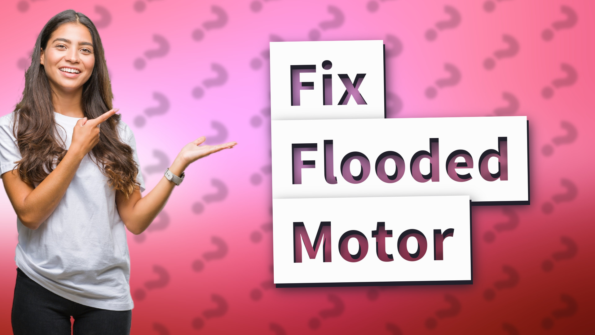 Fix Flooded Motor