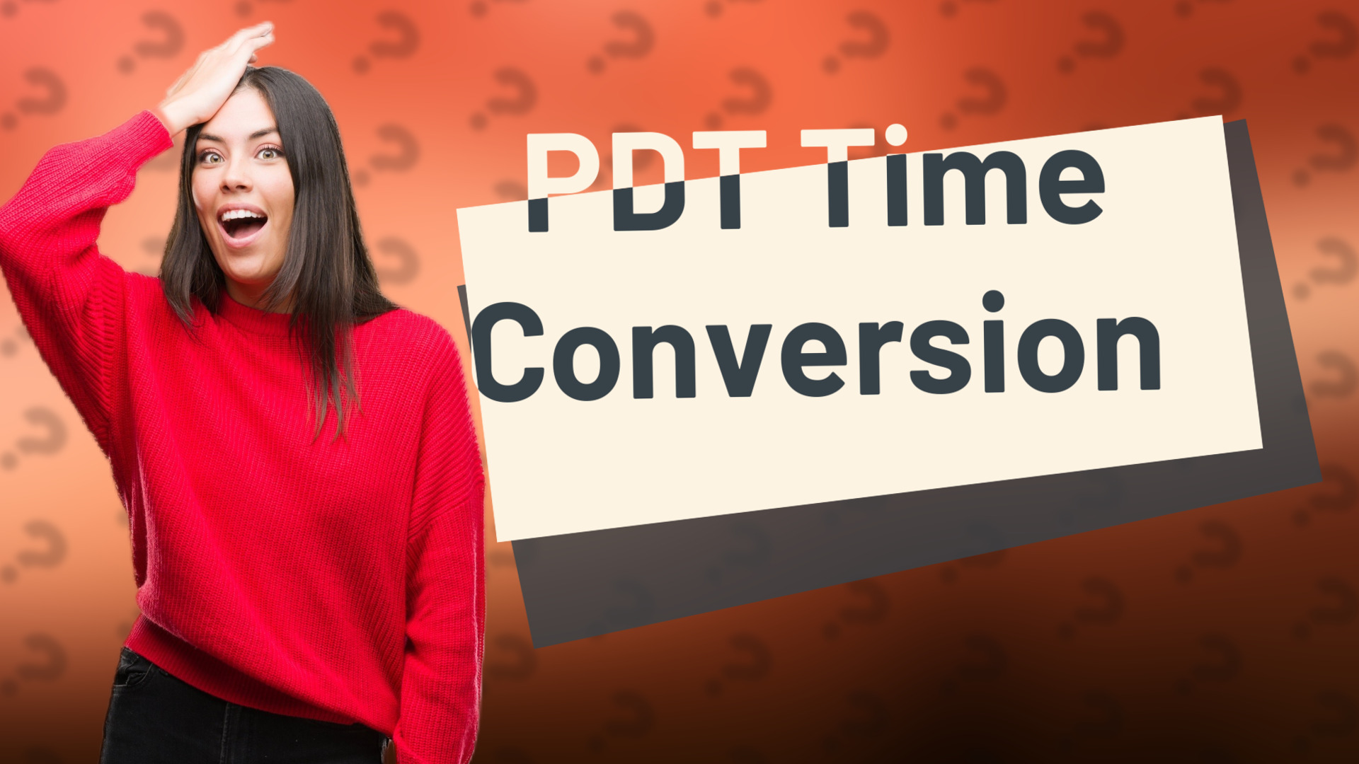 PDT Time Conversion