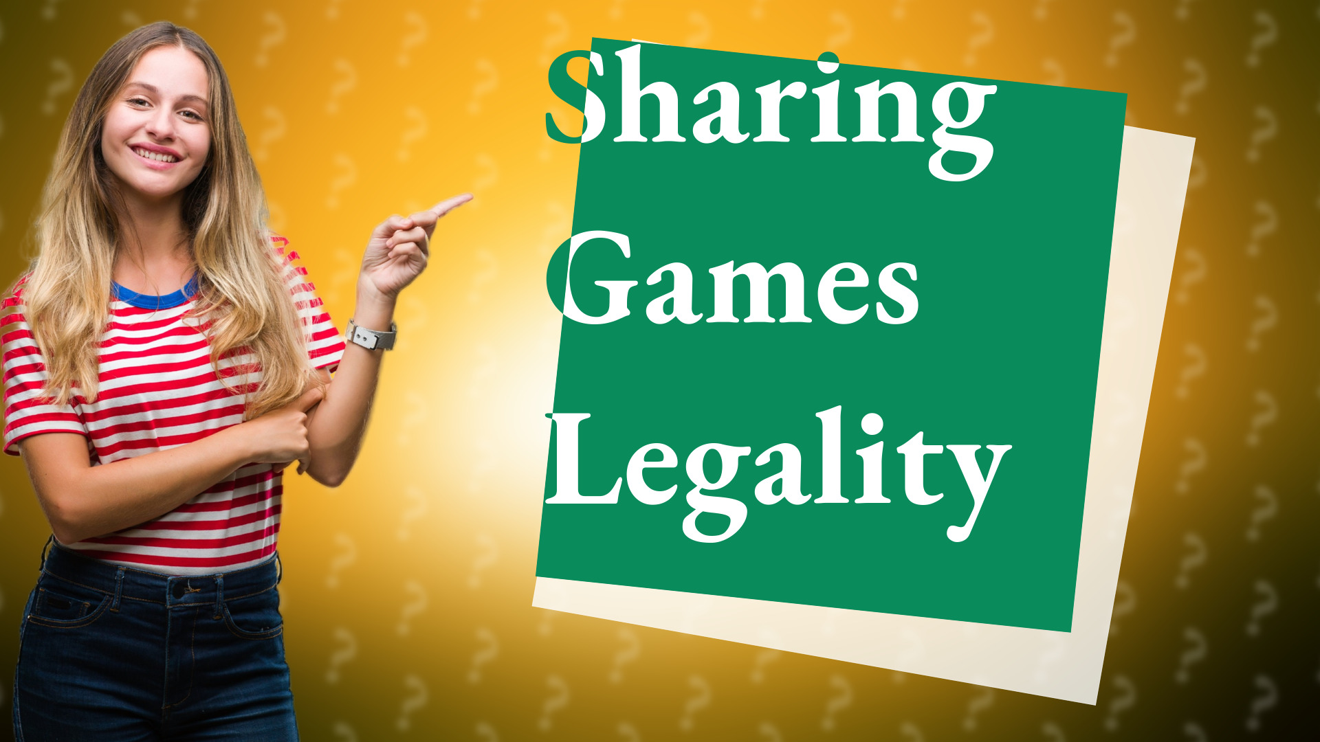 Sharing Games Legality