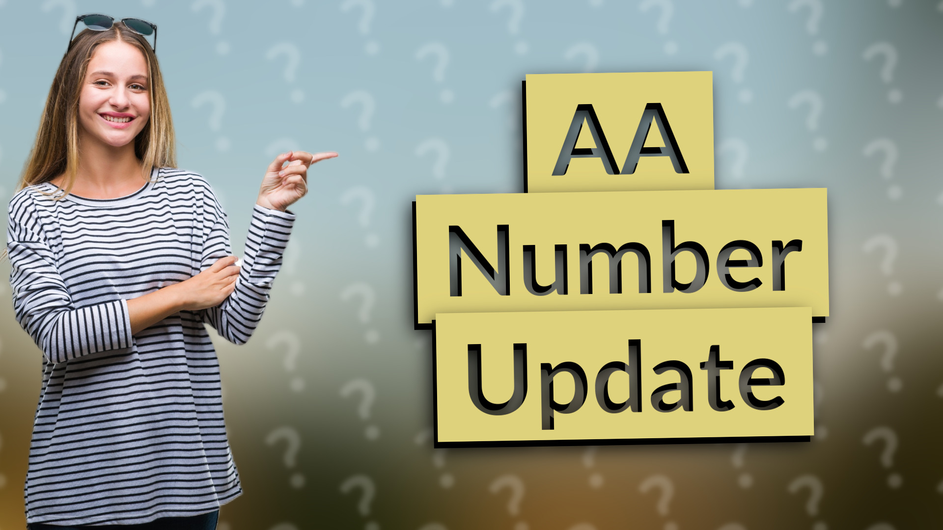 AA Number Update